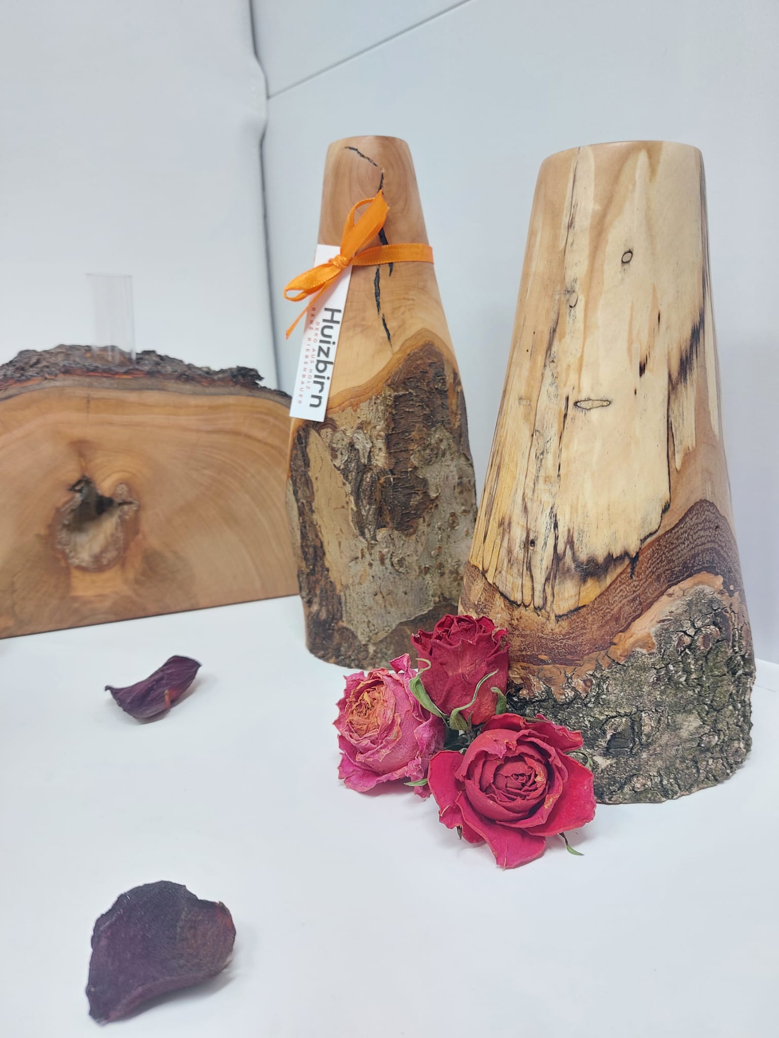 Holz Vasen