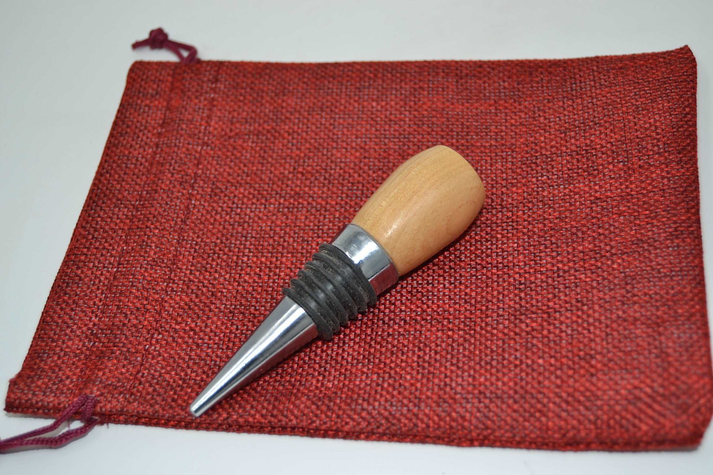 Holz Flaschenstöpsel Weinstöpsel aus Kirsche Handarbeit