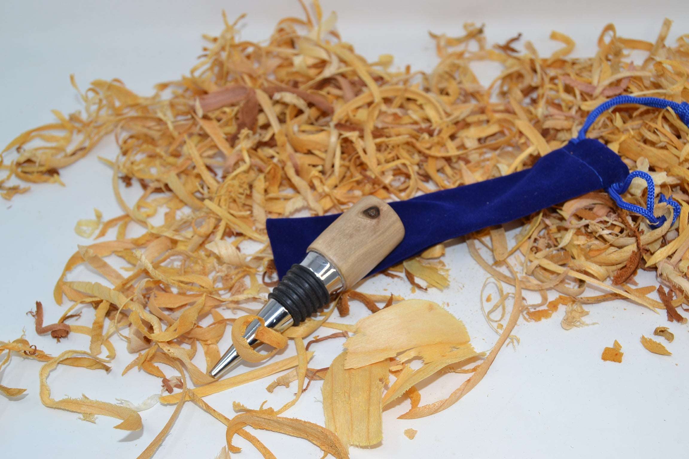 Holz Flaschenstöpsel Weinstöpsel aus Walnuss Handarbeit