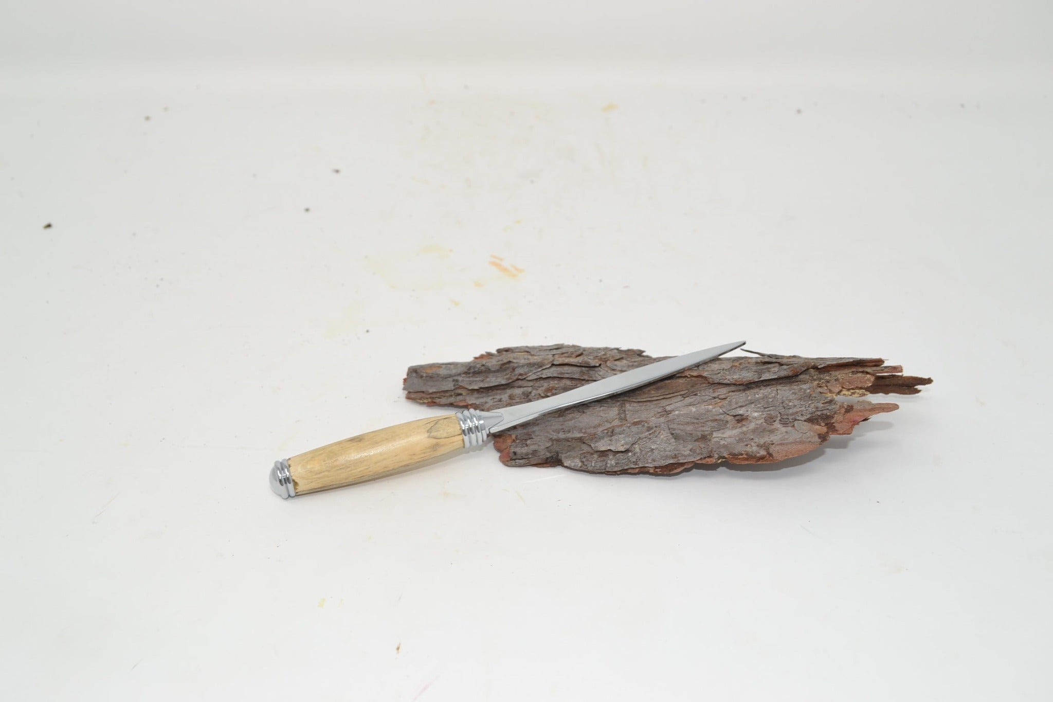 Holz Brieföffner aus gestockter Hainbuche