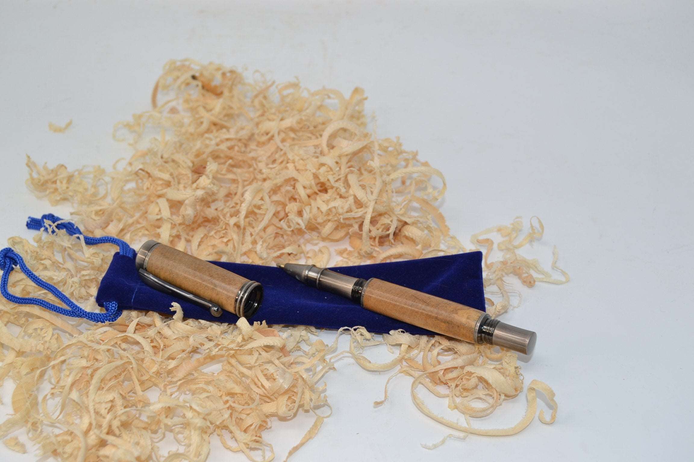 Holz Rollerpen Pen Birke Geschenk handmade