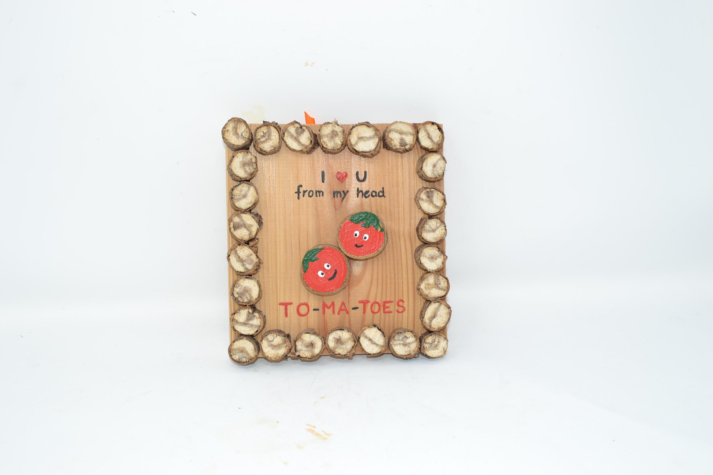 Holzbild "Tomatoes"