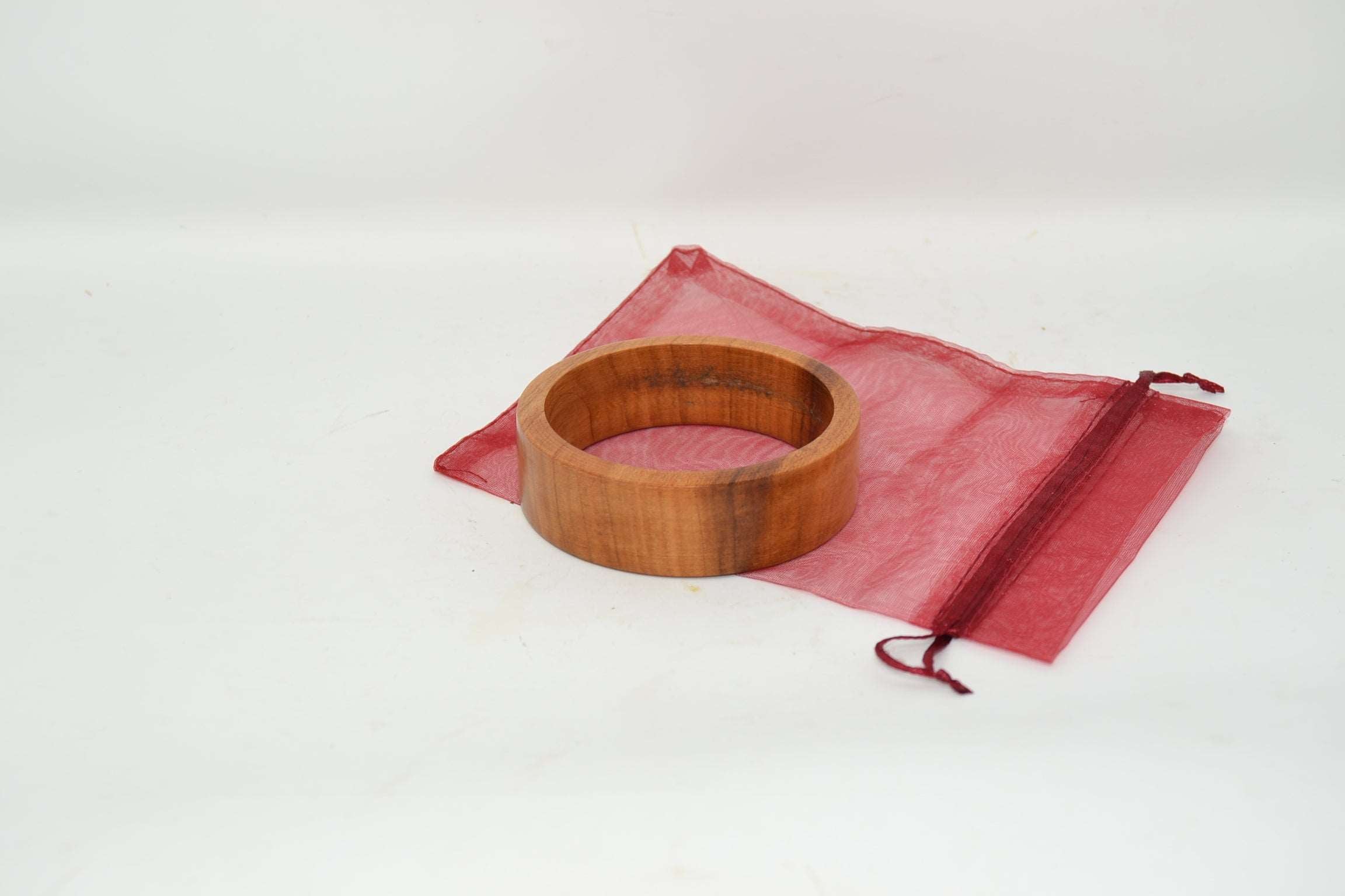 Holz Armreif Holzschmuck Kirsche handmade