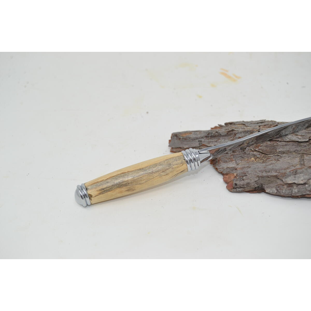 Holz Brieföffner aus gestockter Hainbuche