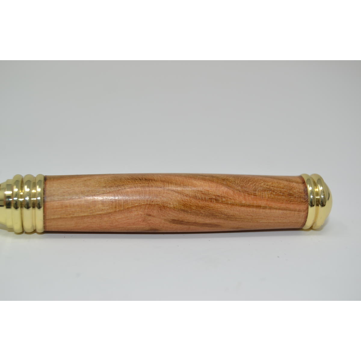 Holz Brieföffner aus Zwetschke, vergoldet