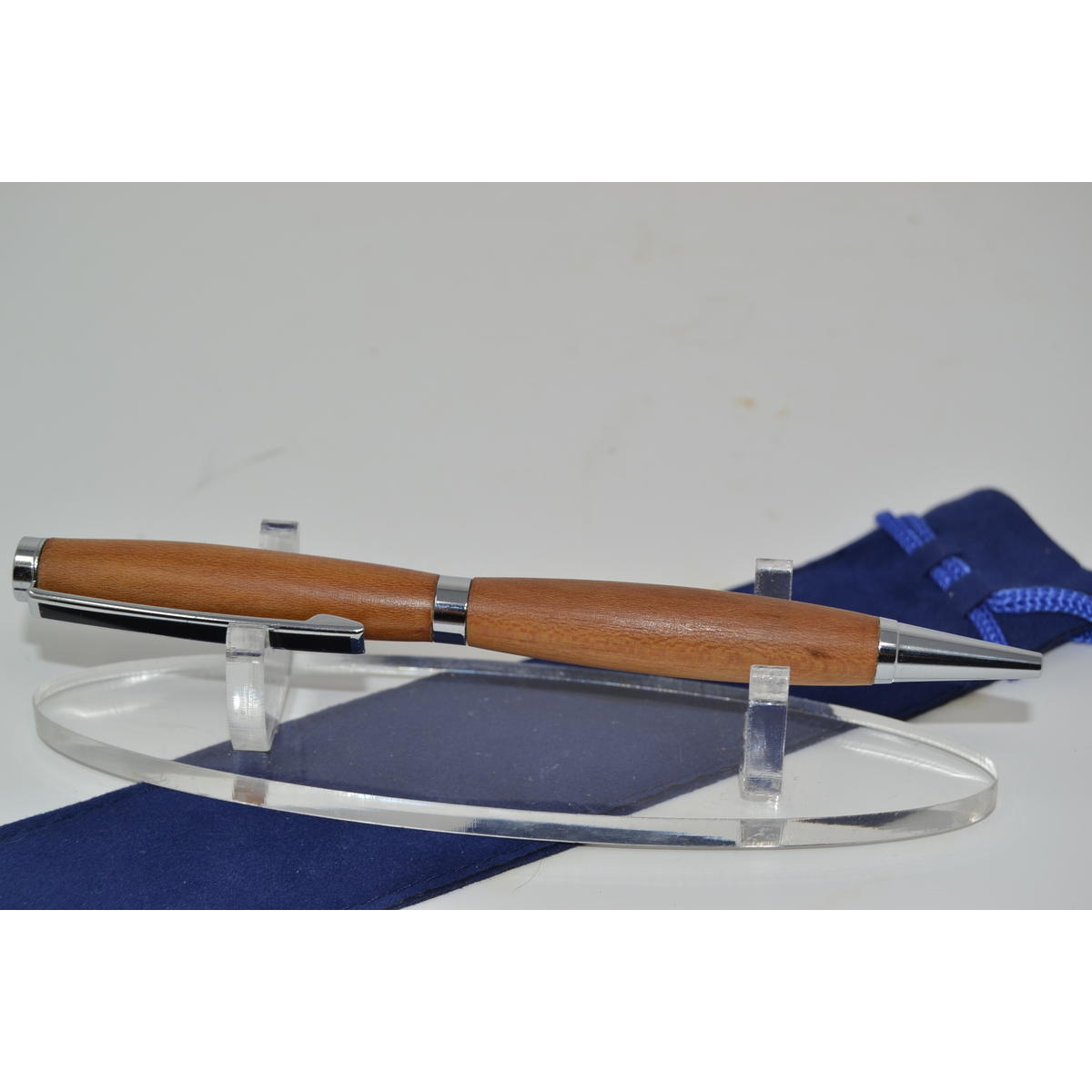 Holzkugelschreiber Zwetschke