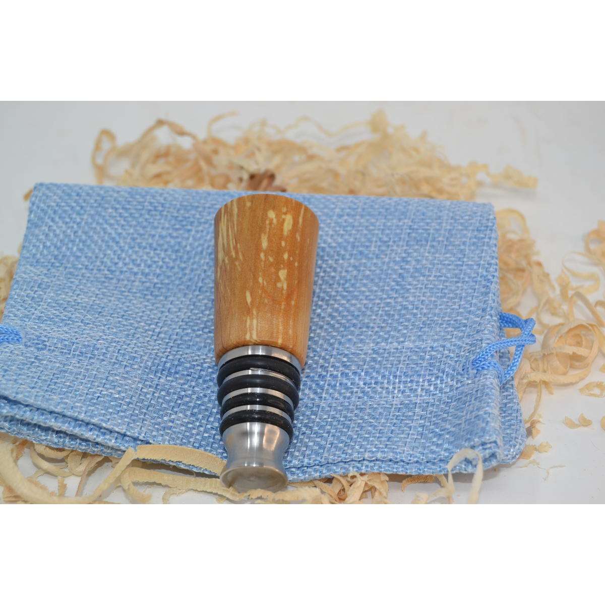 Holz Flaschenstöpsel Weinstöpsel Erle Handarbeit Unikat