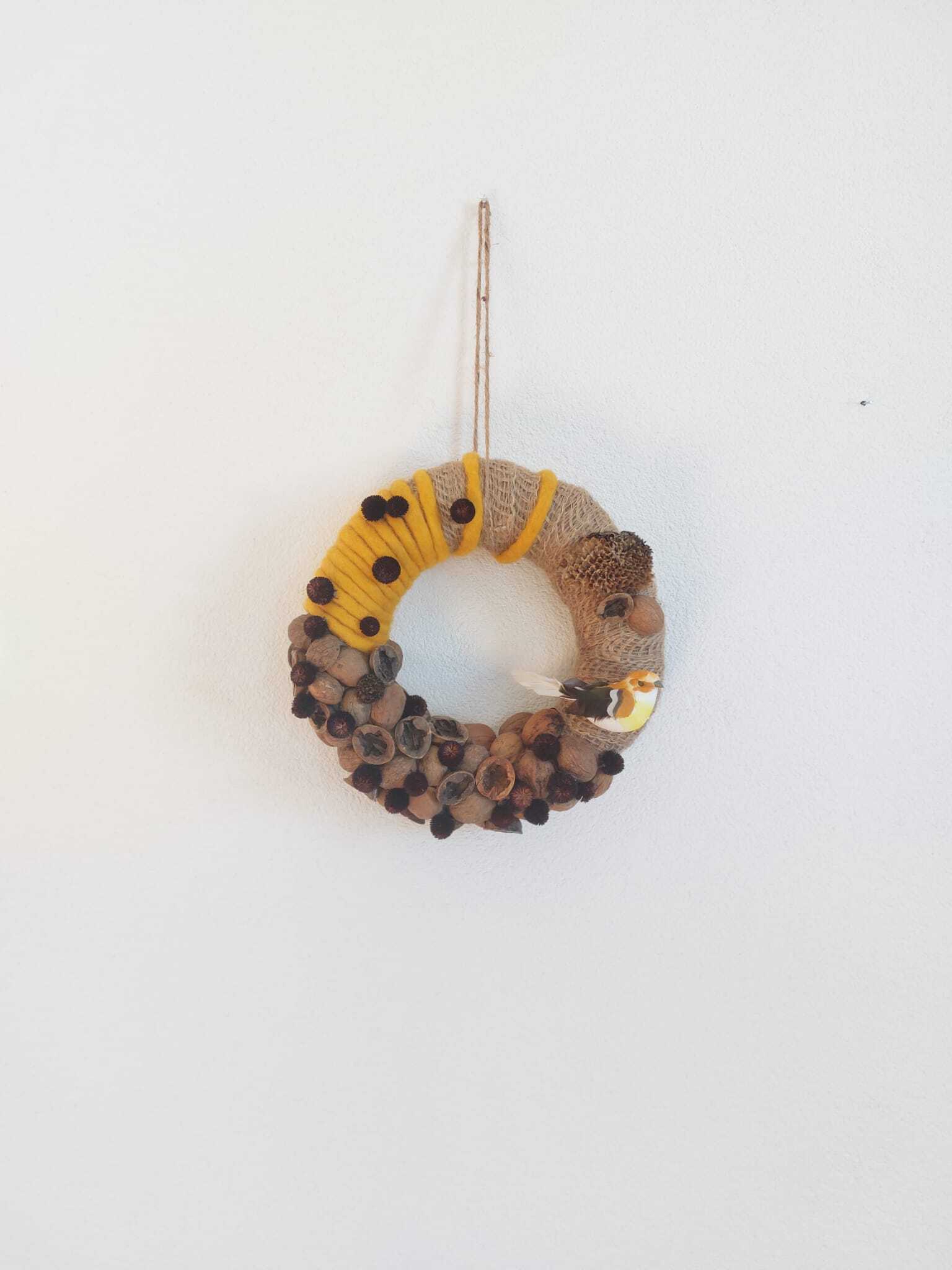 Türkranz aus Naturmaterialen