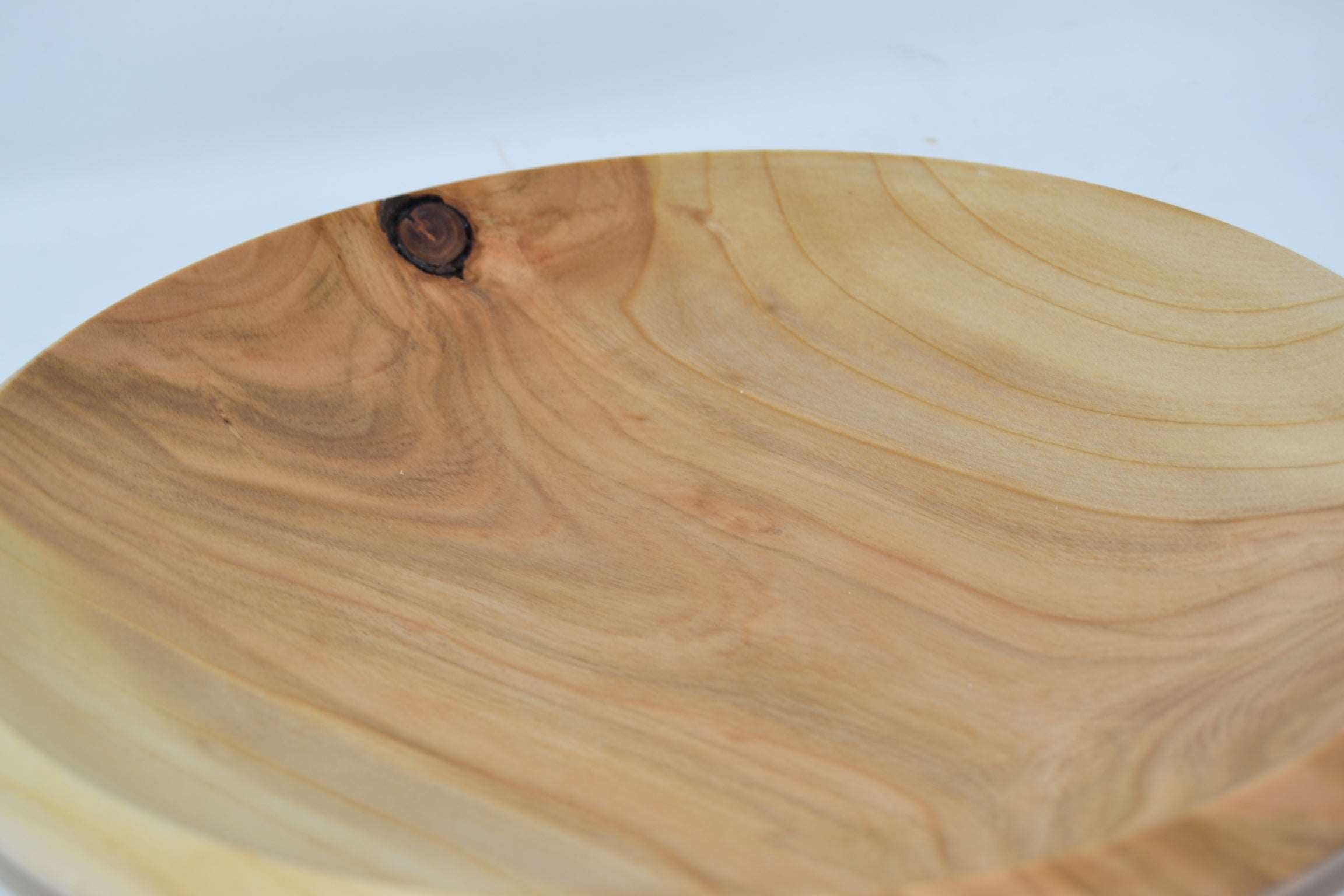 Holzschale Obstschale Wildkirsche Ø 24 cm Handarbeit