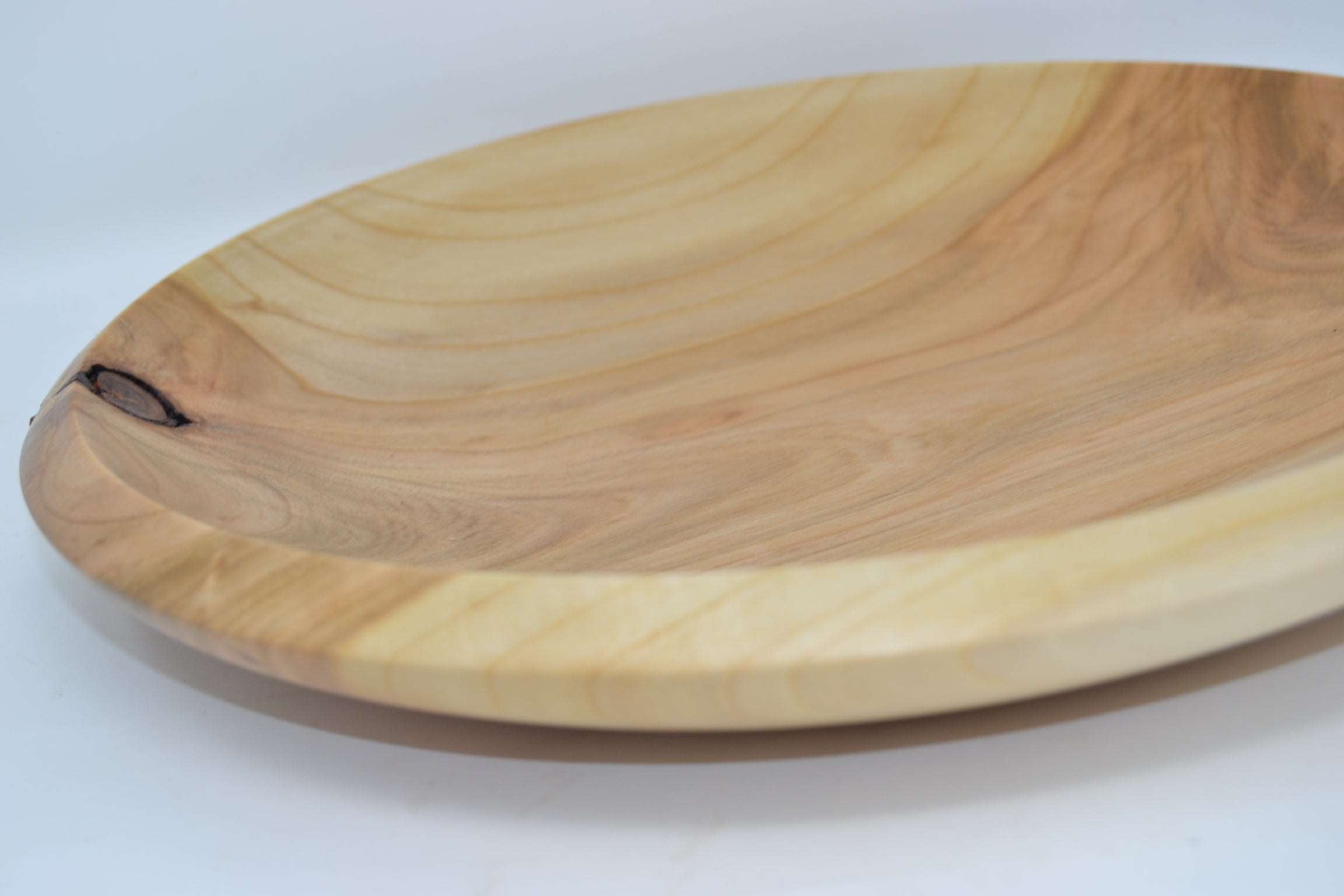 Holzschale Obstschale Wildkirsche Ø 24 cm Handarbeit