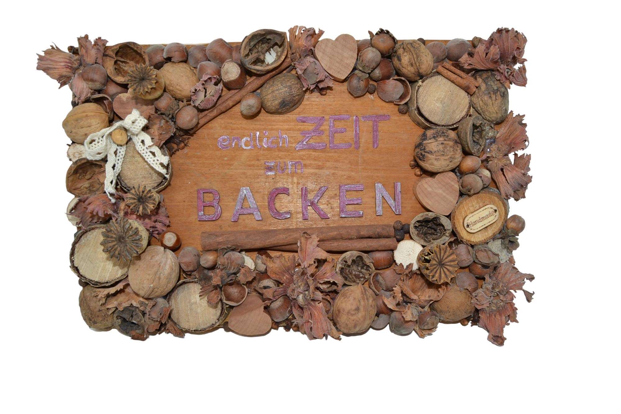 Holzbild "Backen"