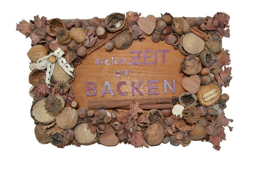 Holzbild "Backen"