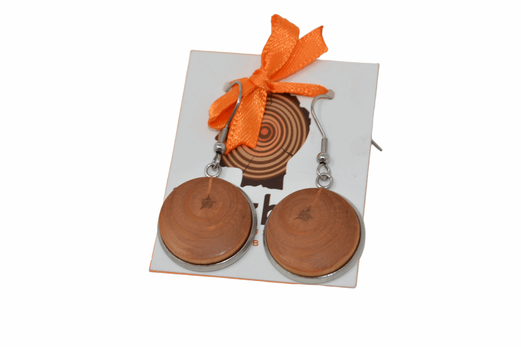 Holzohrringe aus Zirbe