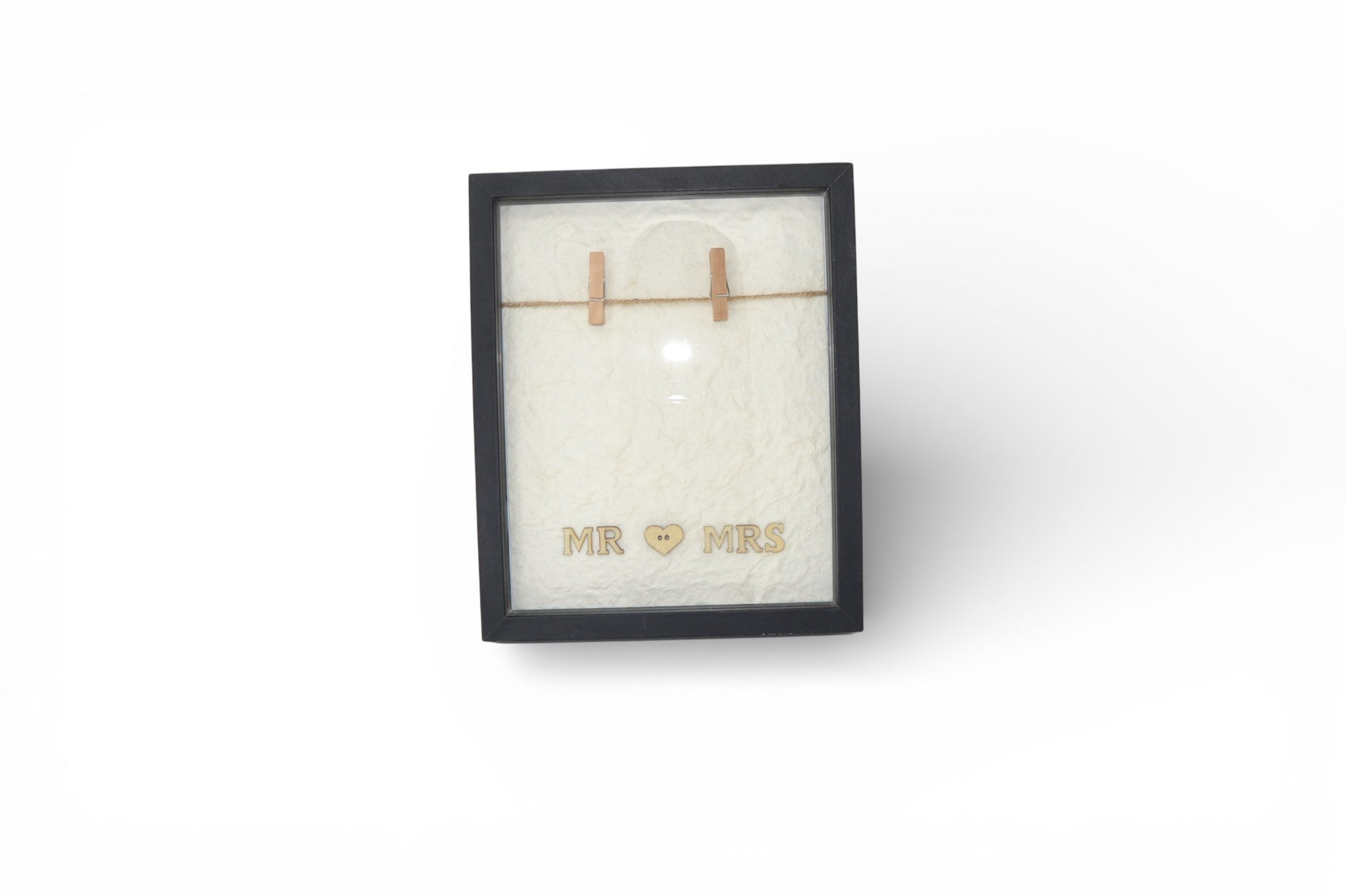 Bilderrahmen Geldgeschenk 22,5x18,5 cm "Mr & Mrs"