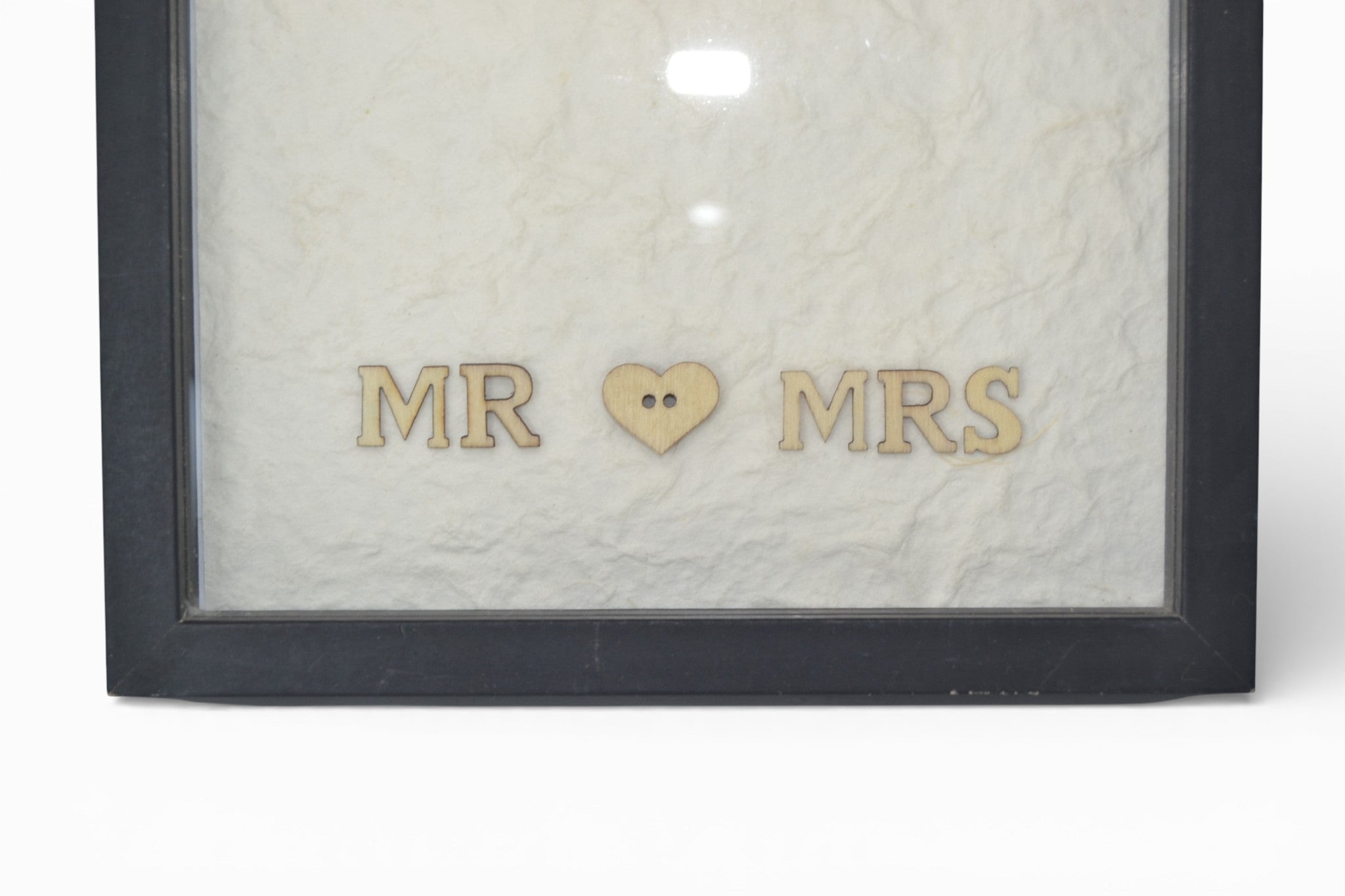 Bilderrahmen Geldgeschenk 22,5x18,5 cm "Mr & Mrs"