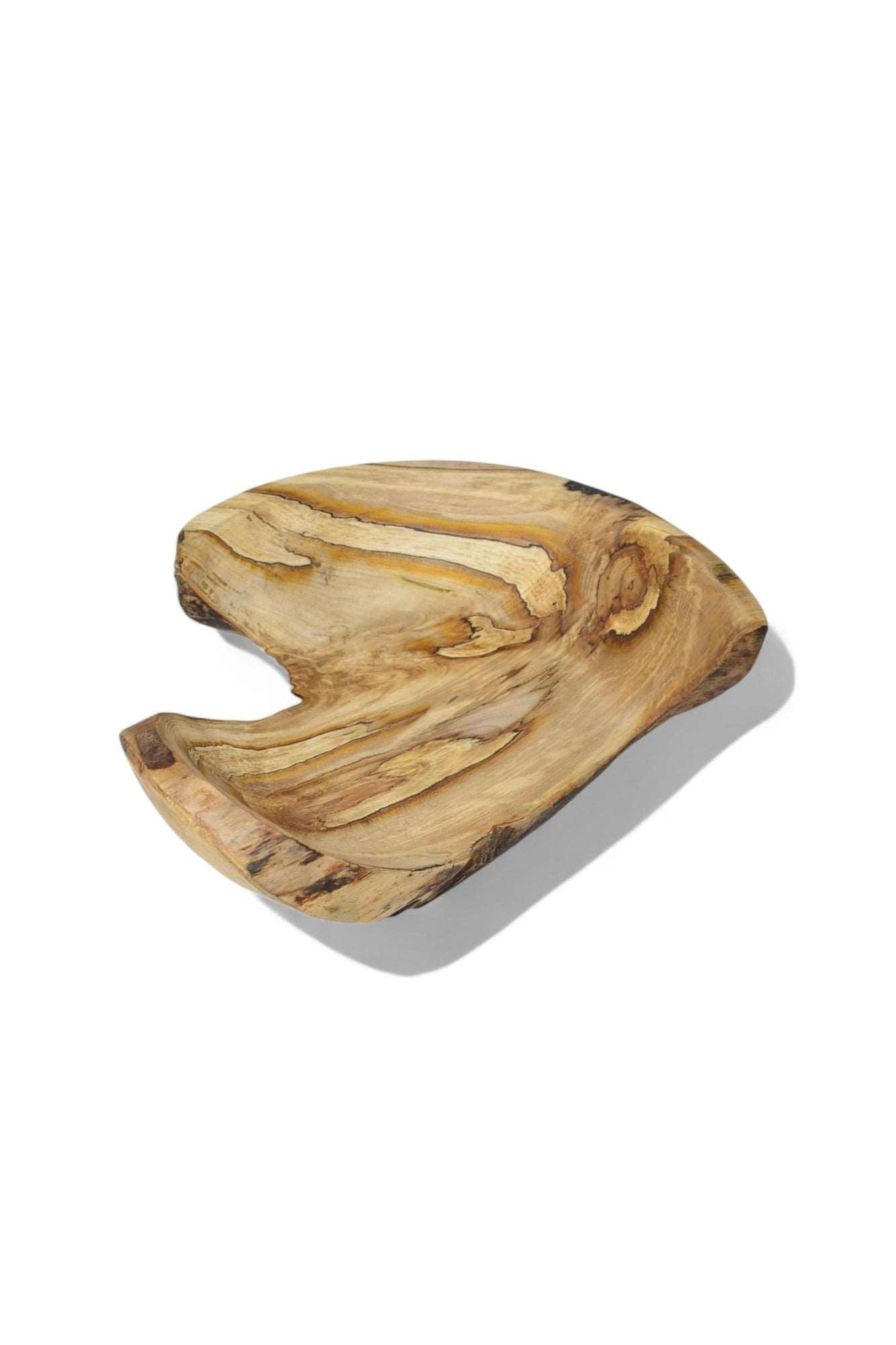 Holzschale Dekoschale Ahorn Ø 28x22 cm Handarbeit Unikat