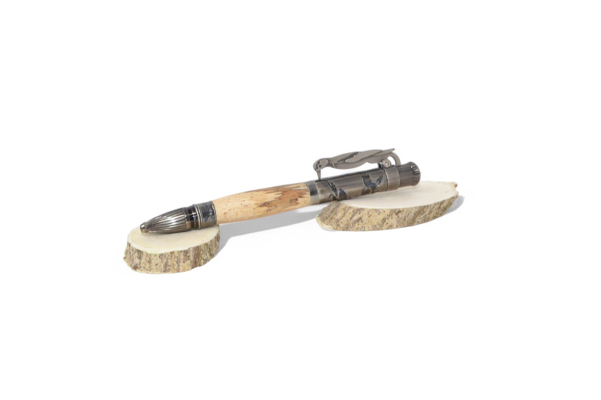 Klickkugelschreiber Druckkugelschreiberaus Buche