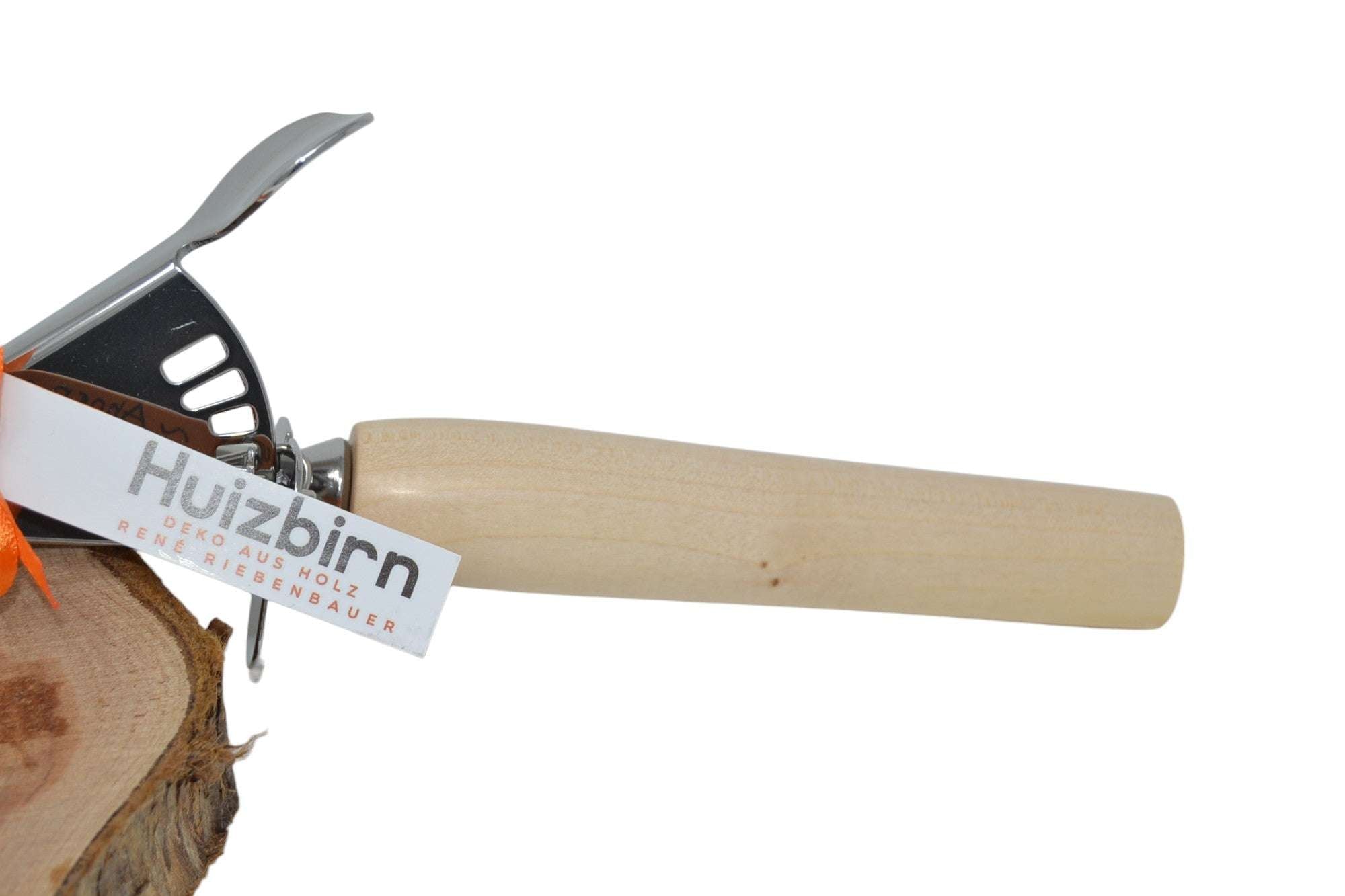 Eiskugelformer aus Ahornholz & Edelstahl