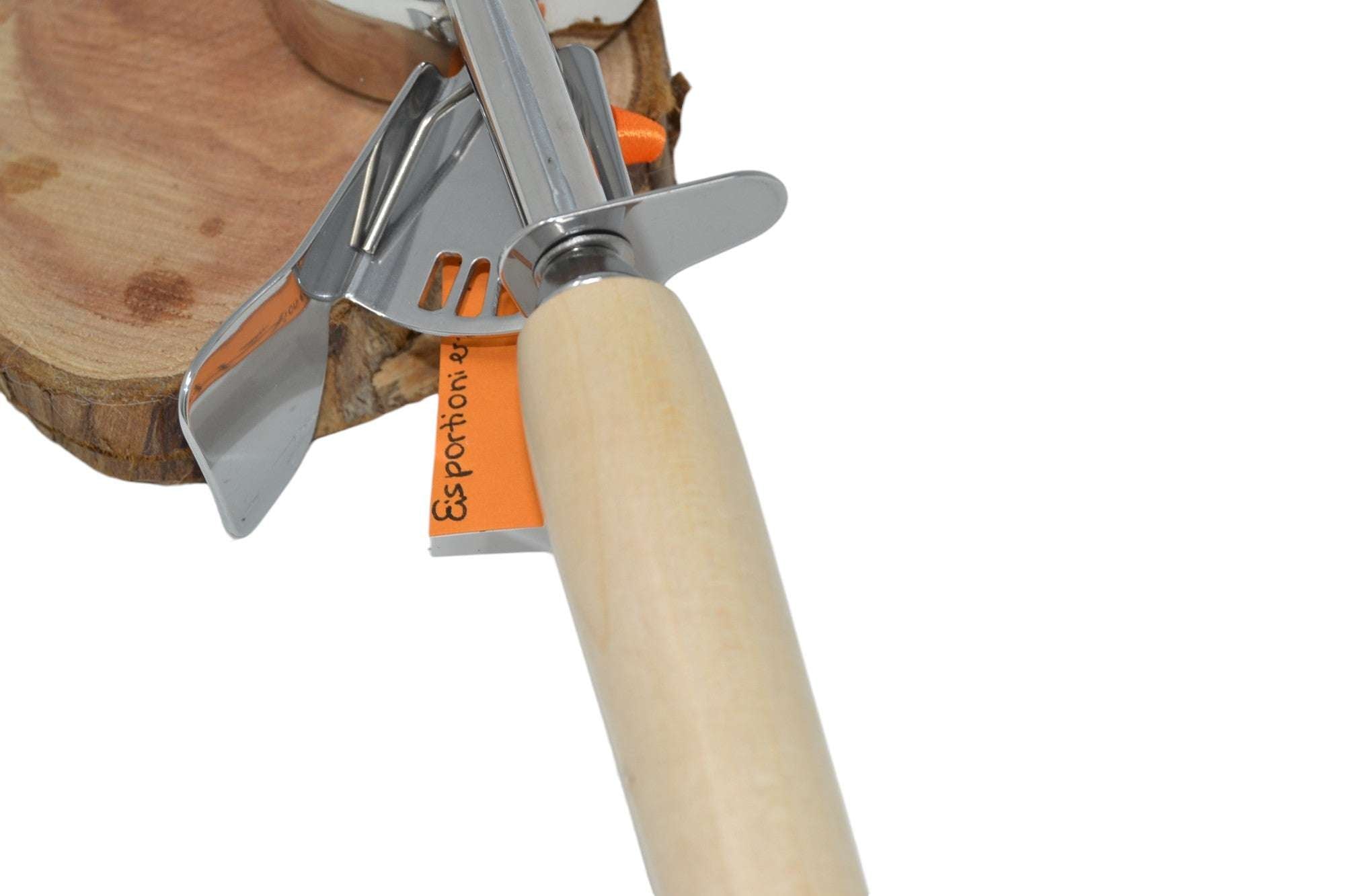 Eiskugelformer aus Ahornholz & Edelstahl