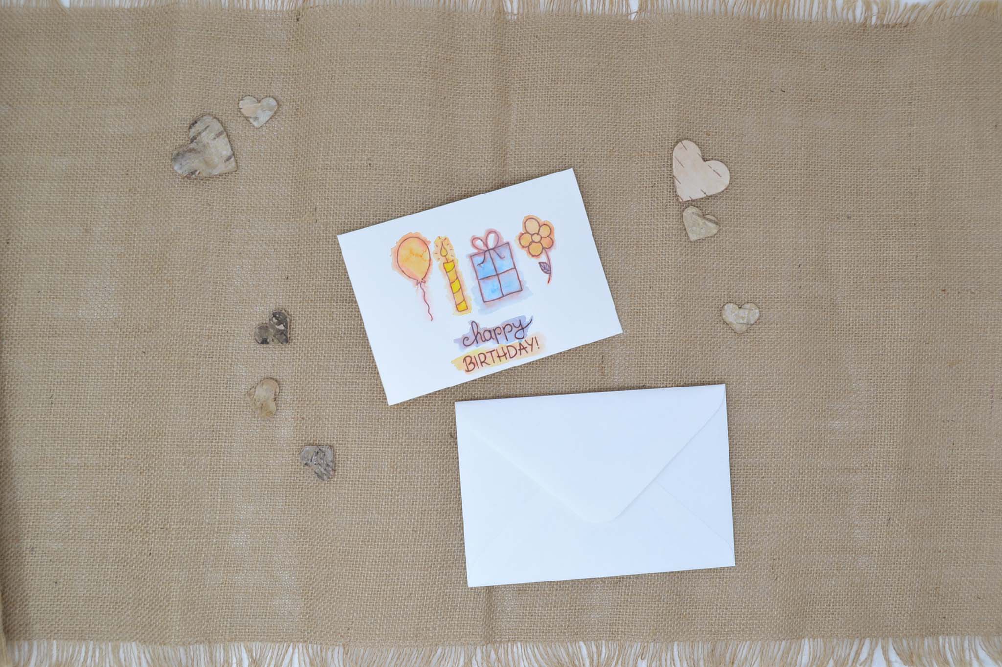 Geburtstagskarte Happy birthday