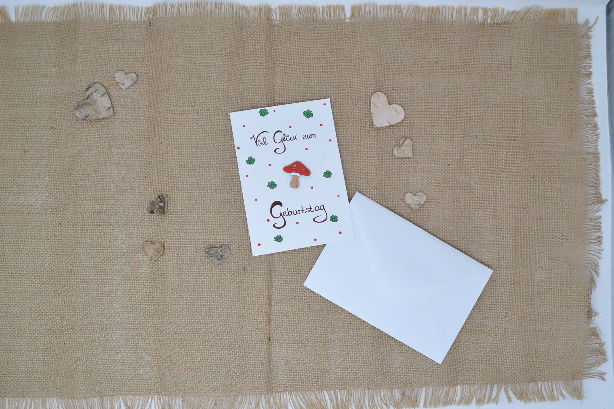 Geburtstagskarte "Pilz"
