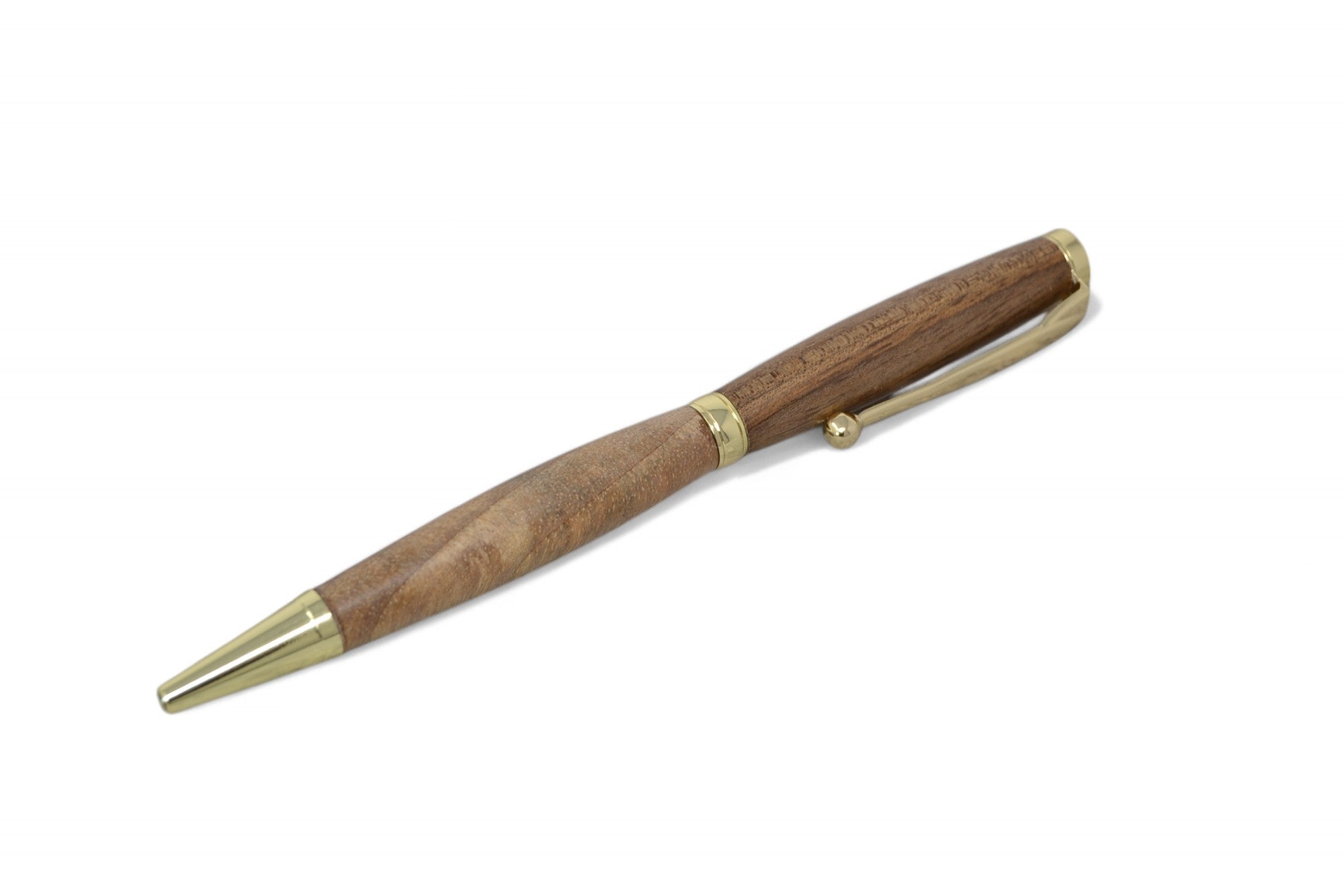 Gedrechselter Kugelschreiber aus Walnuss