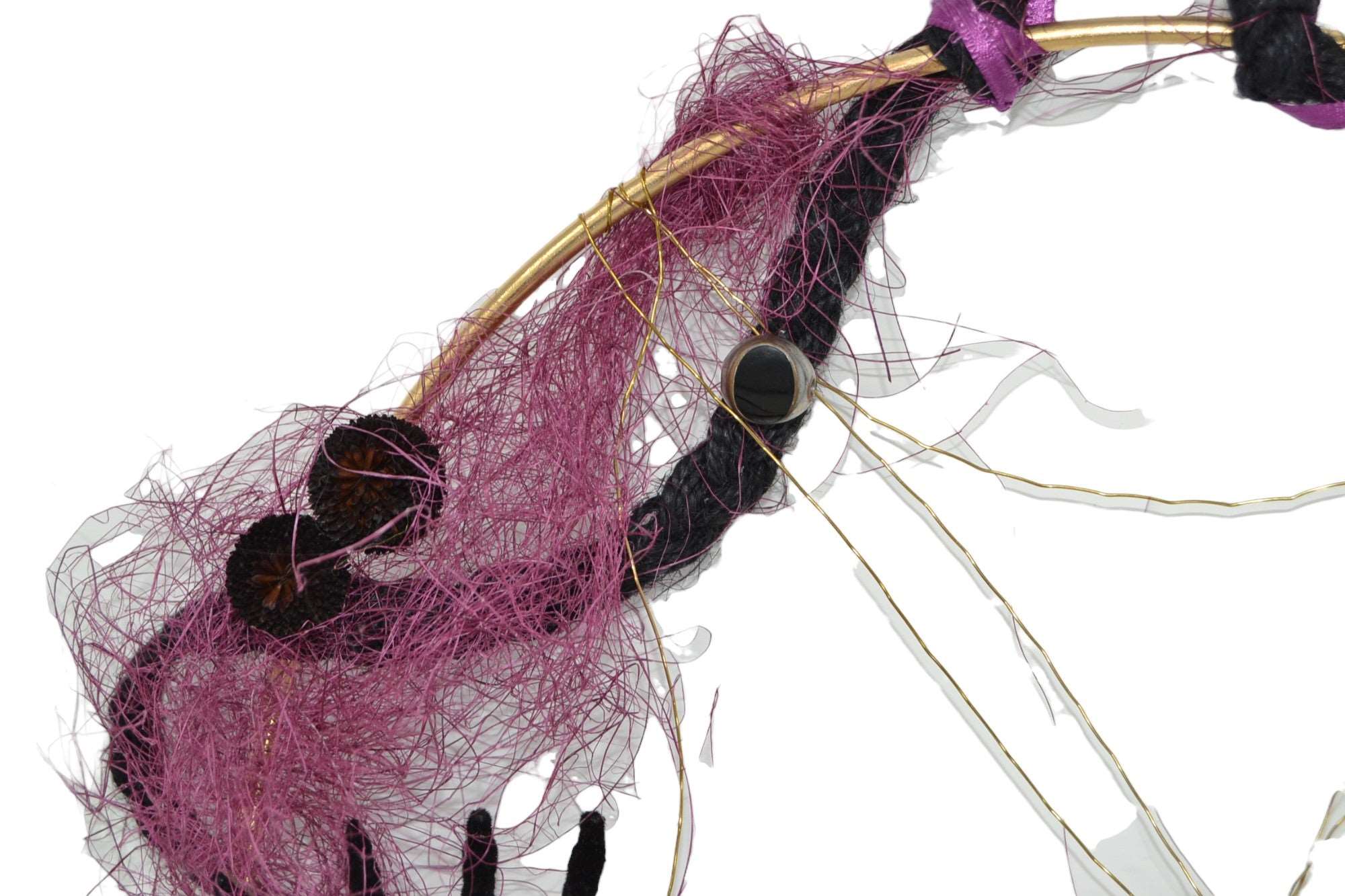 Halloween Türkranz Loop ⌀25 cm Handarbeit