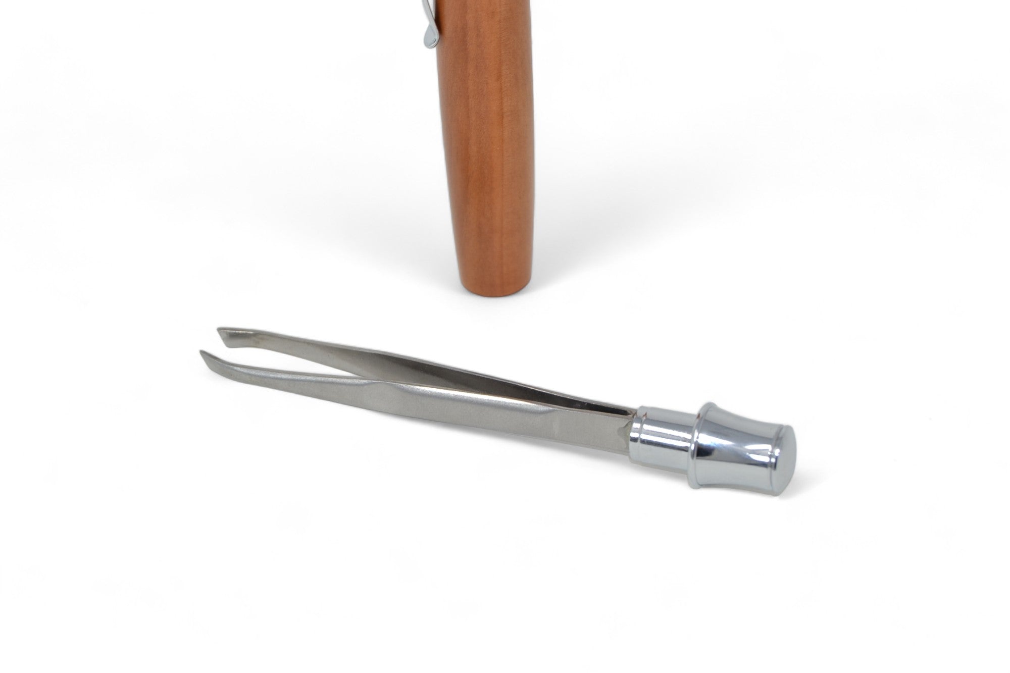 Holz Edelstahl Pinzette aus Apfelholz