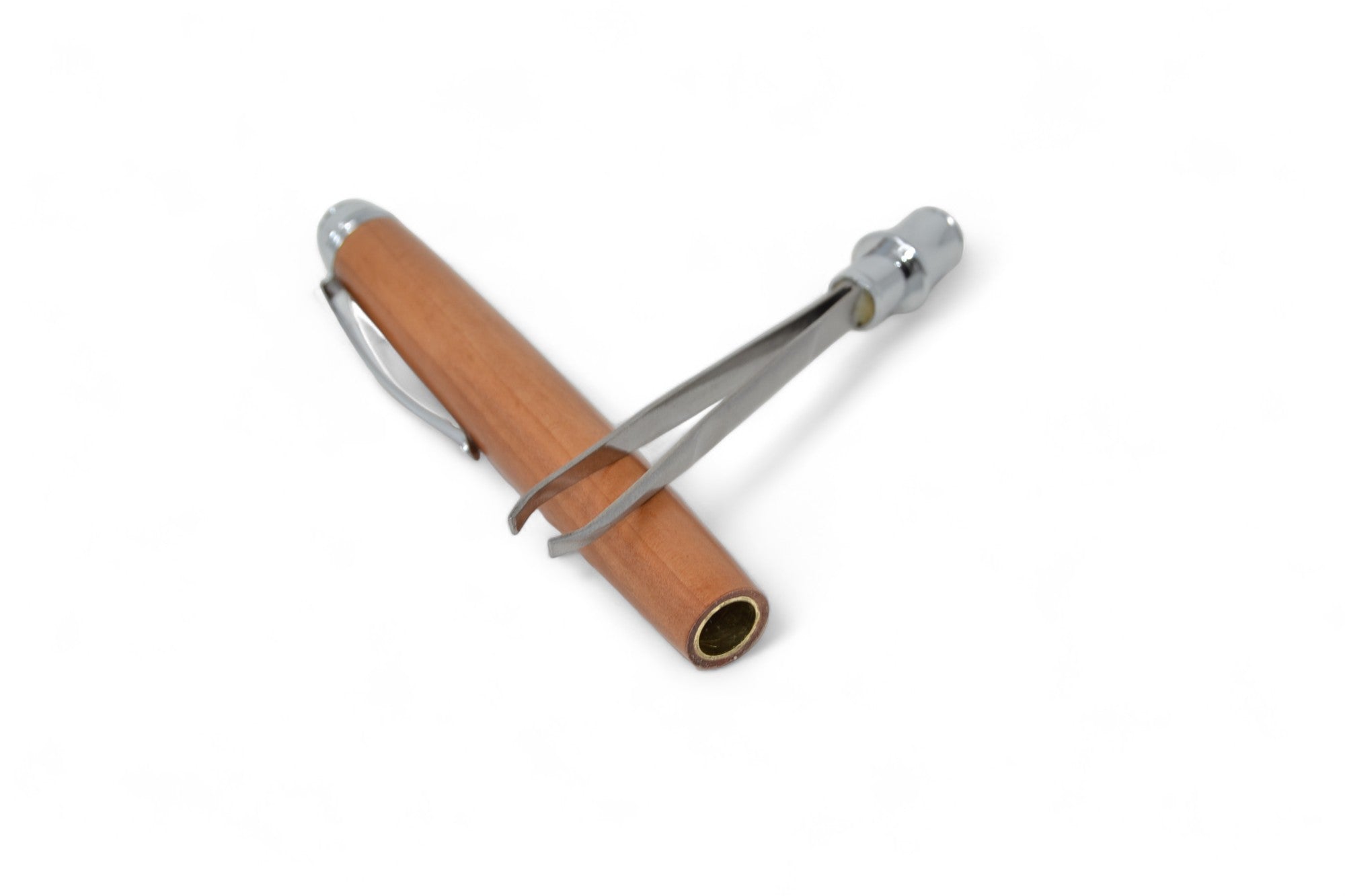 Holz Edelstahl Pinzette aus Apfelholz