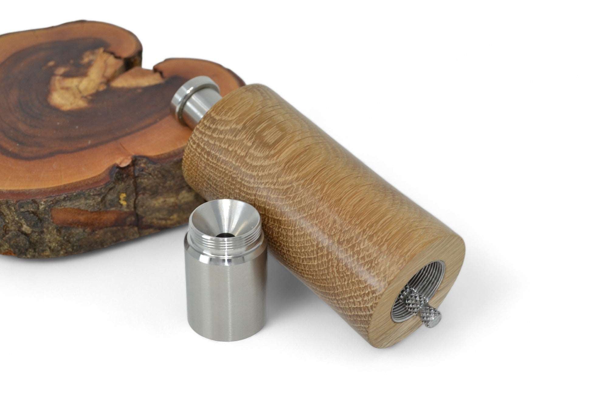 Einhand Gewürzmühle aus Eiche