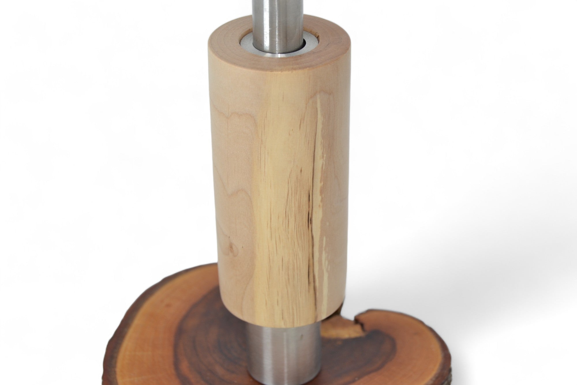 Holz Einhandmühle aus Haselnuss