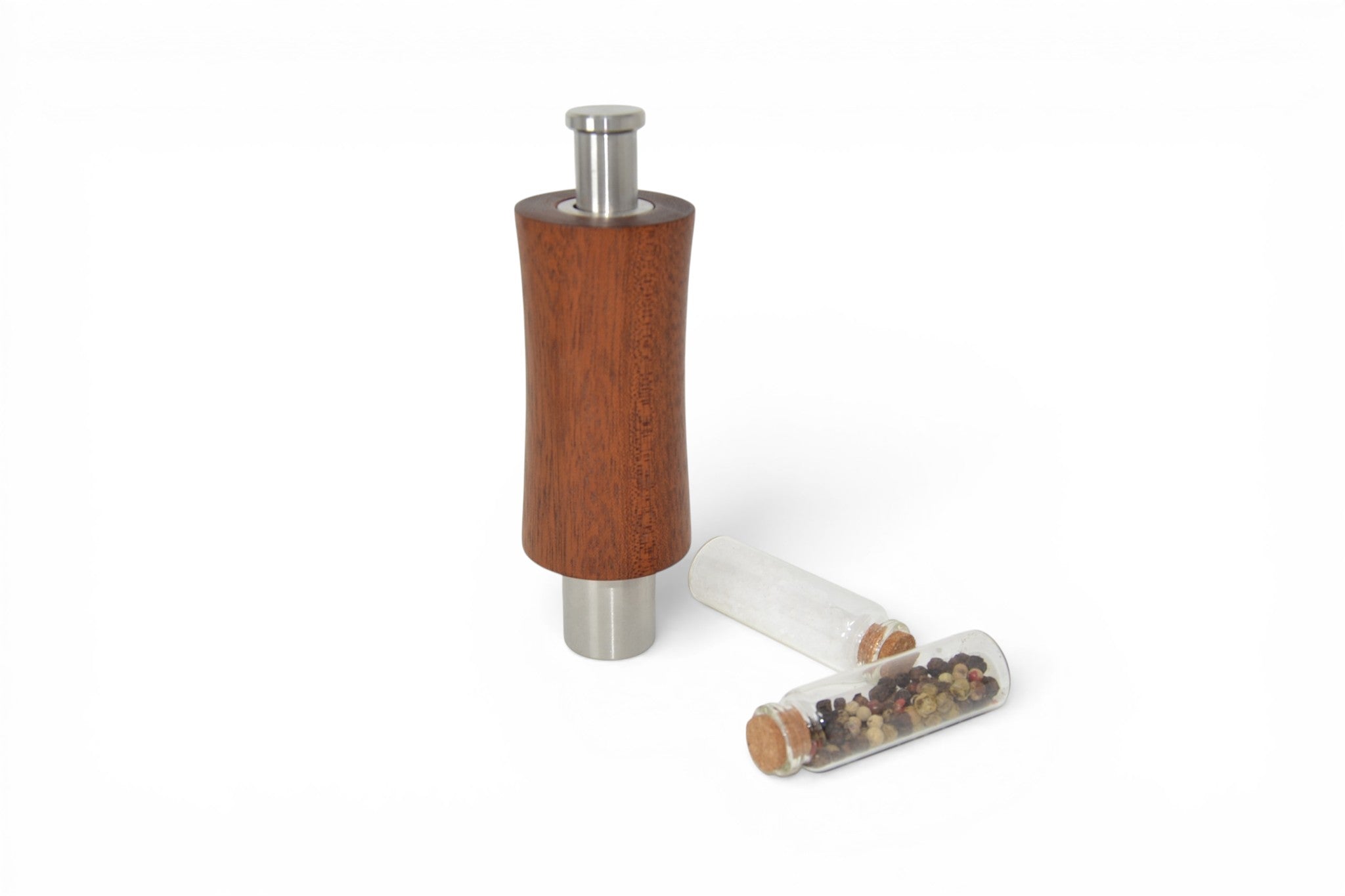 Holz Einhand Gewürzmühle Mahagoni