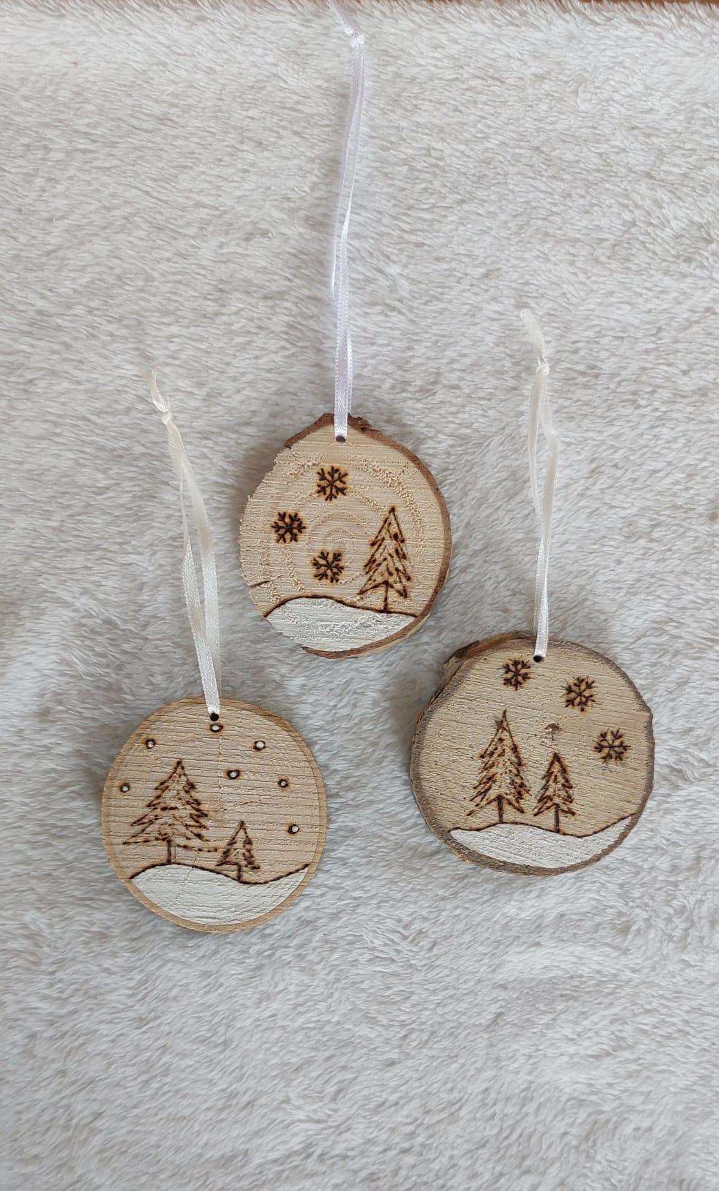 Holz Geschenkanhänger Christbaumanhänger