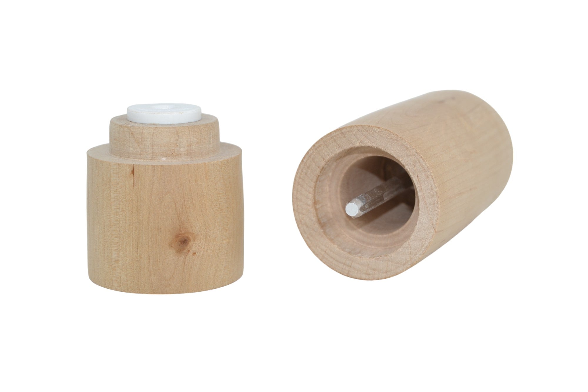 Holz Gewürzmühle aus Haselnuss