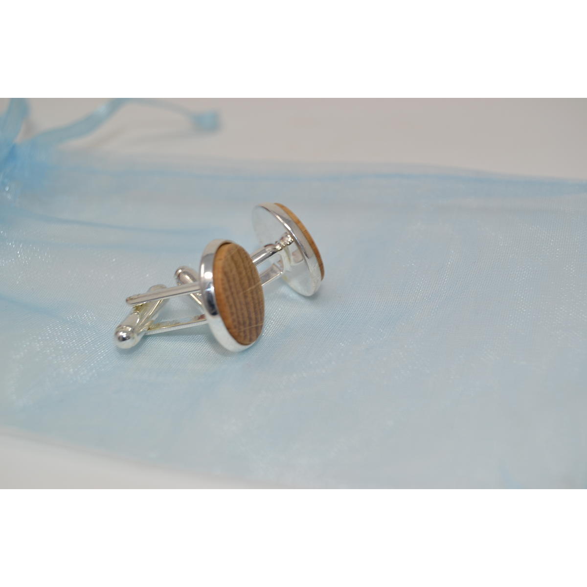 Holz Manschettenknöpfe aus Eichenholz