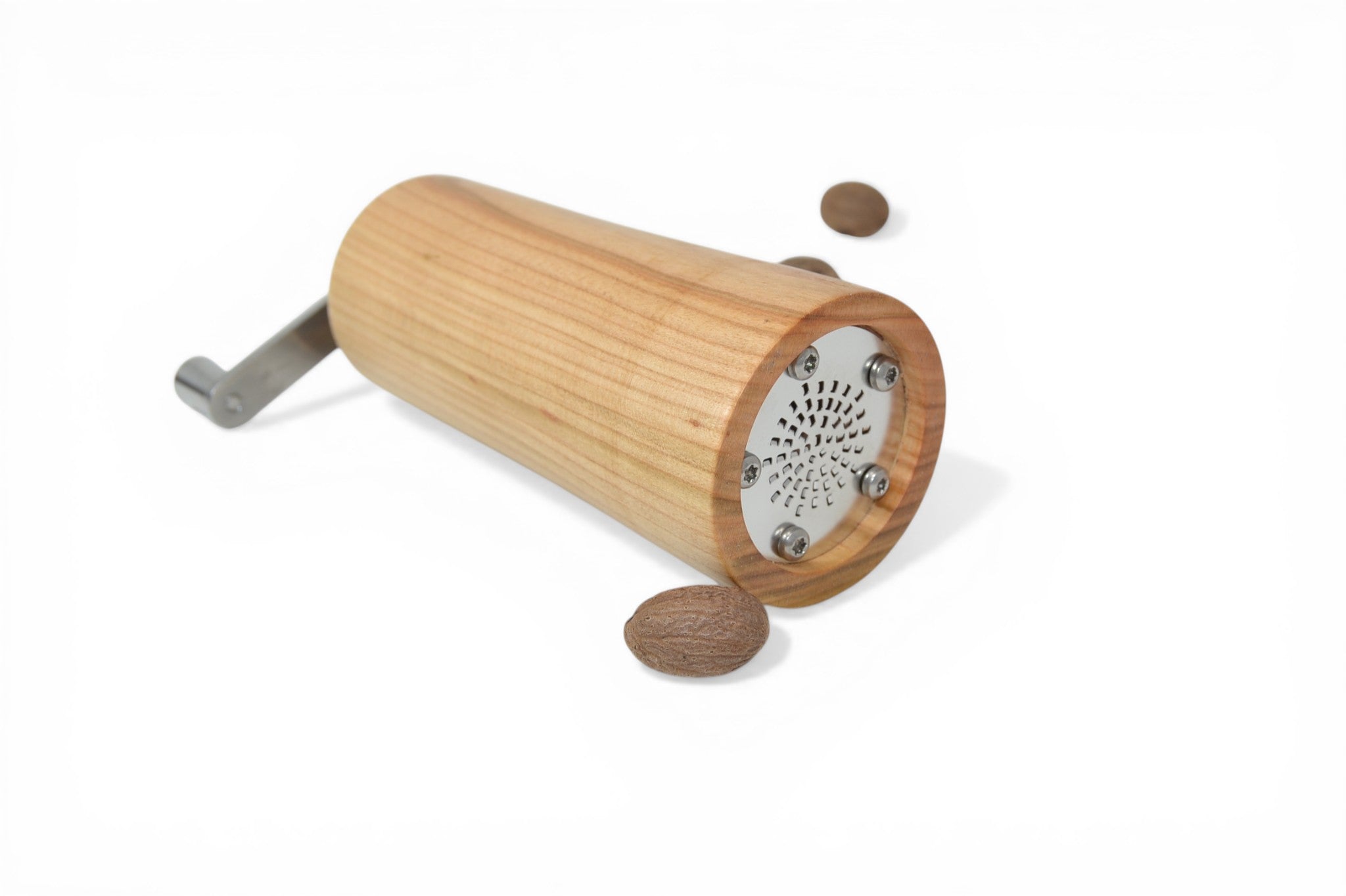 Holz Muskatnuss Mühle aus Kirsche