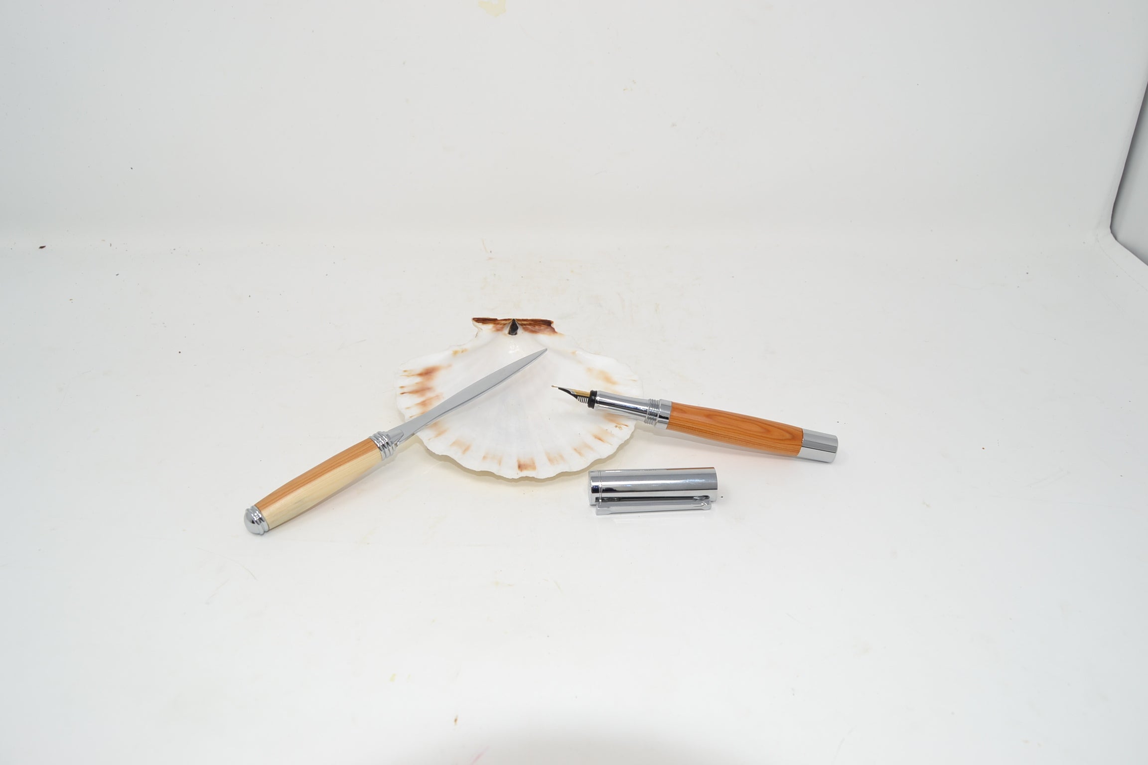 Holz Schreibset Geschenkset aus Eibenholz