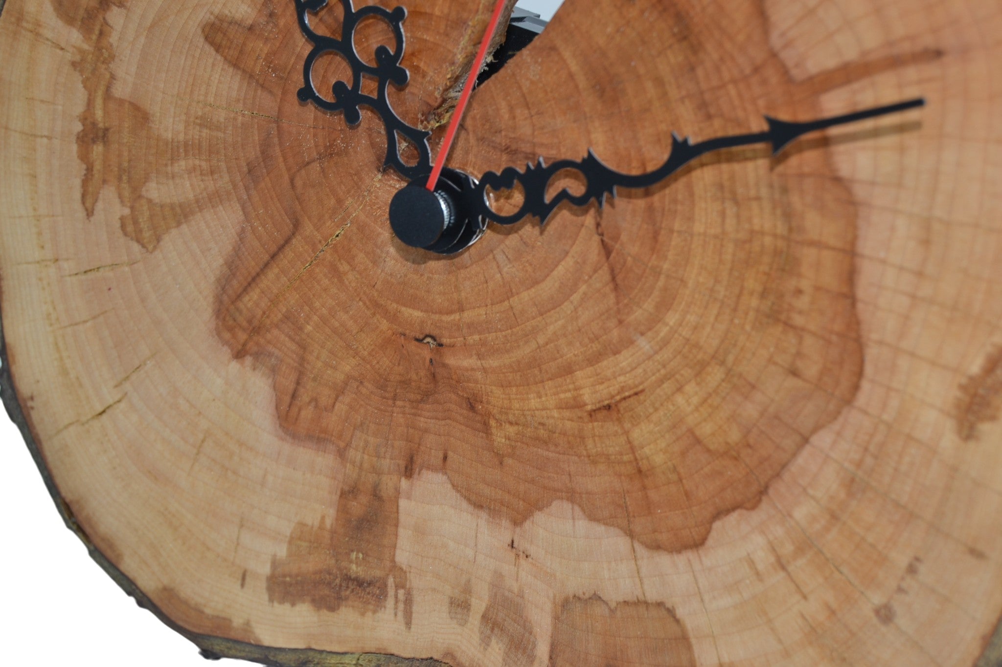 Holz Wanduhr aus Apfelholz