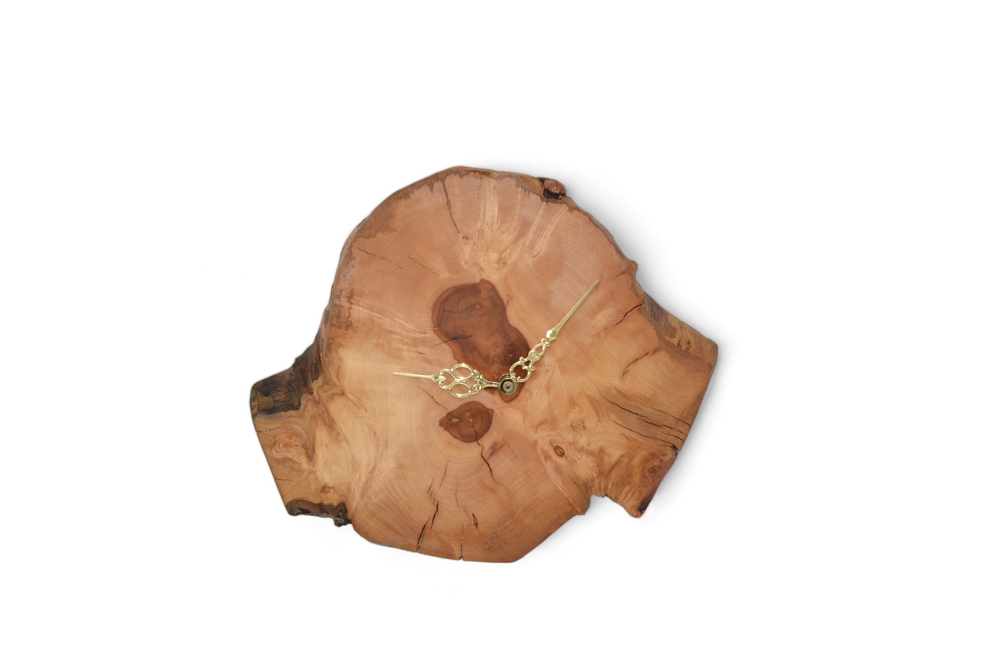 Holz Wanduhr aus Apfelholz