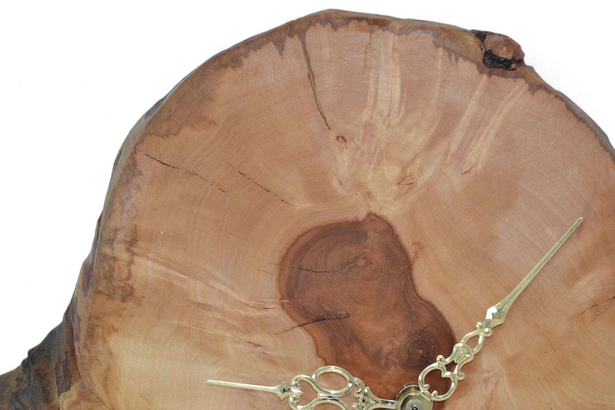 Holz Wanduhr aus Apfelholz