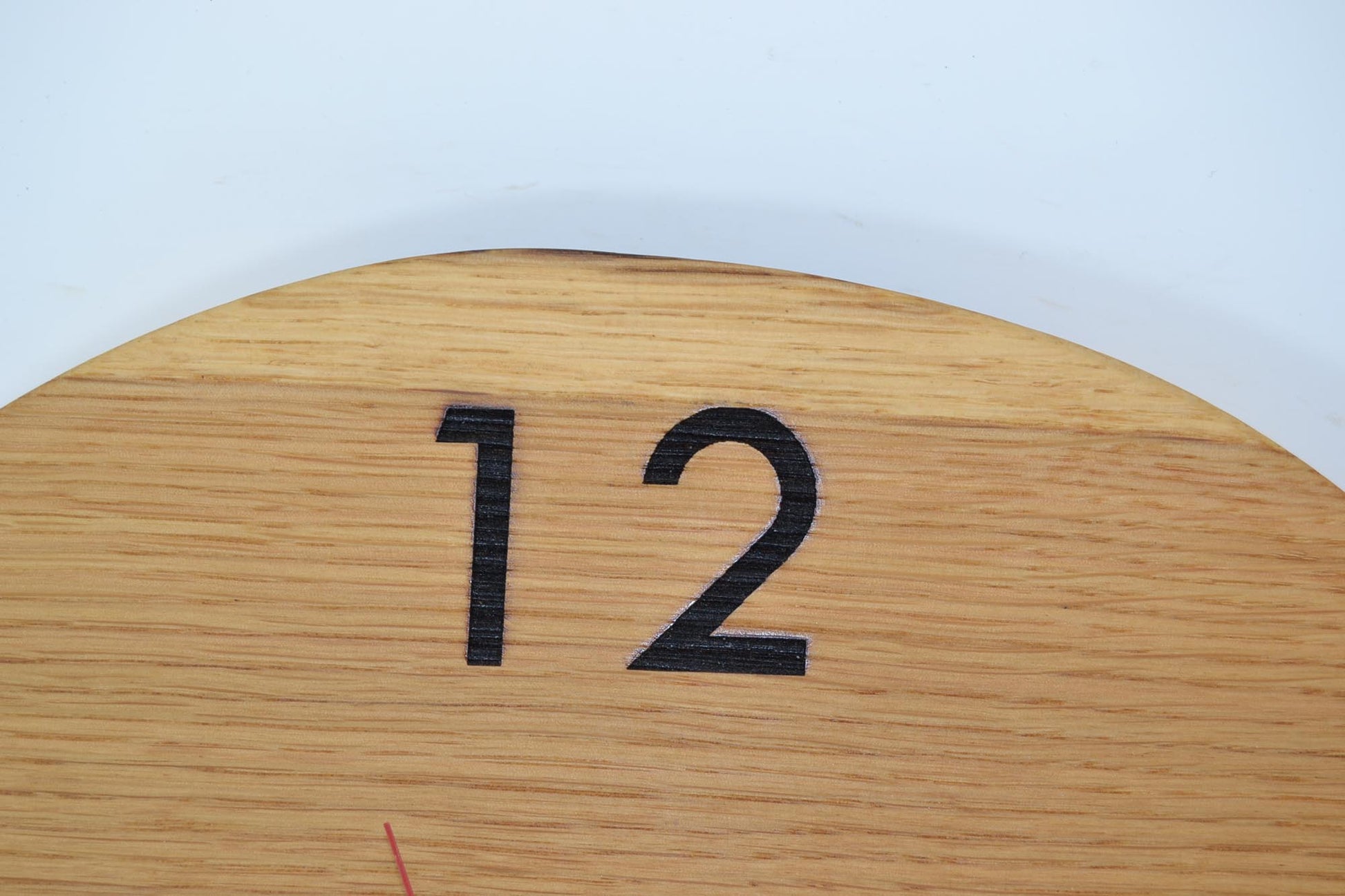 Holz Wanduhr aus Eichenholz