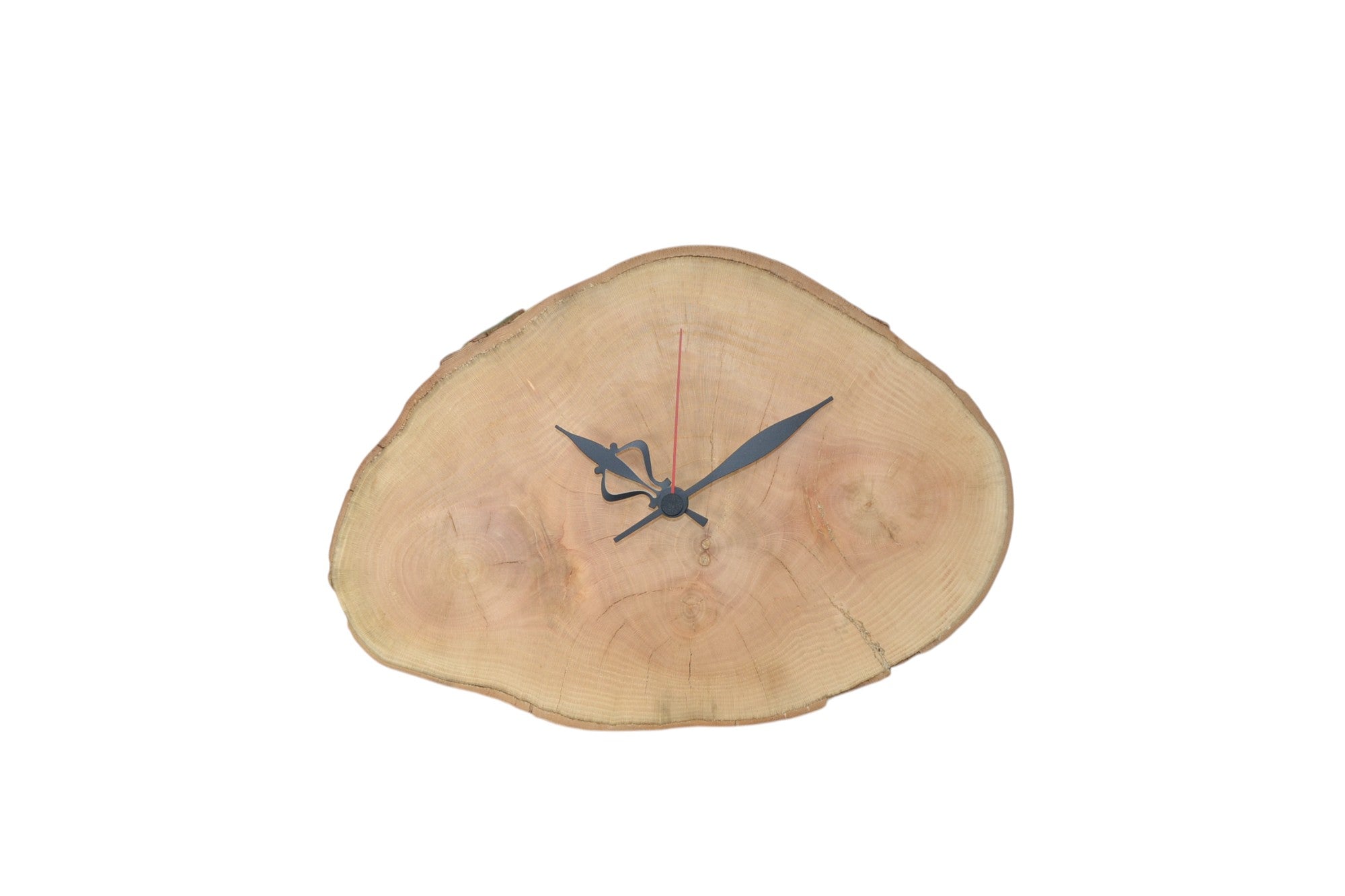 Holz Wanduhr Platane
