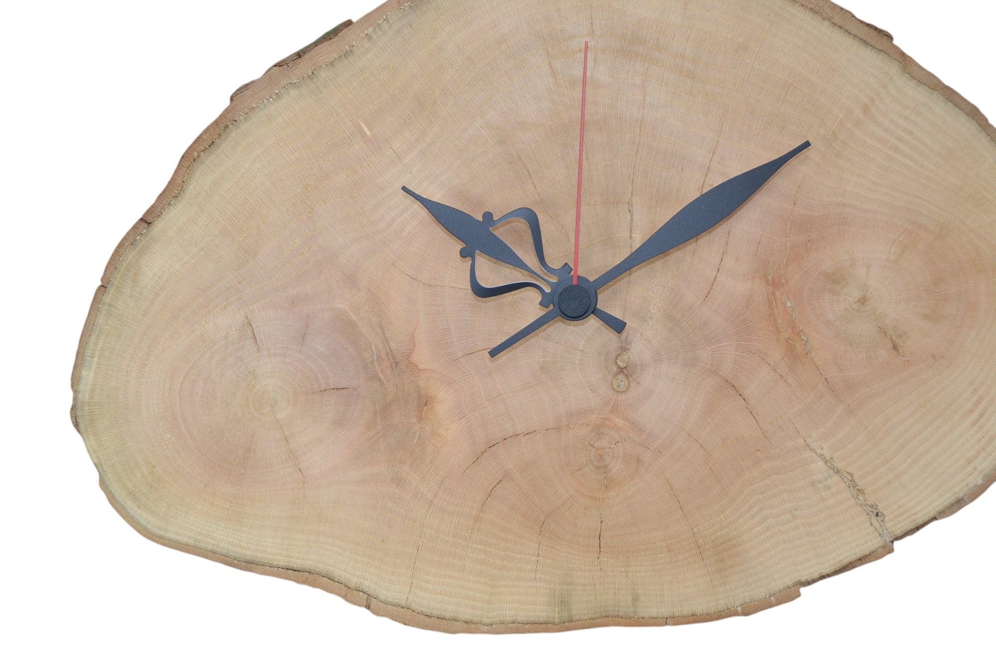 Holz Wanduhr Platane