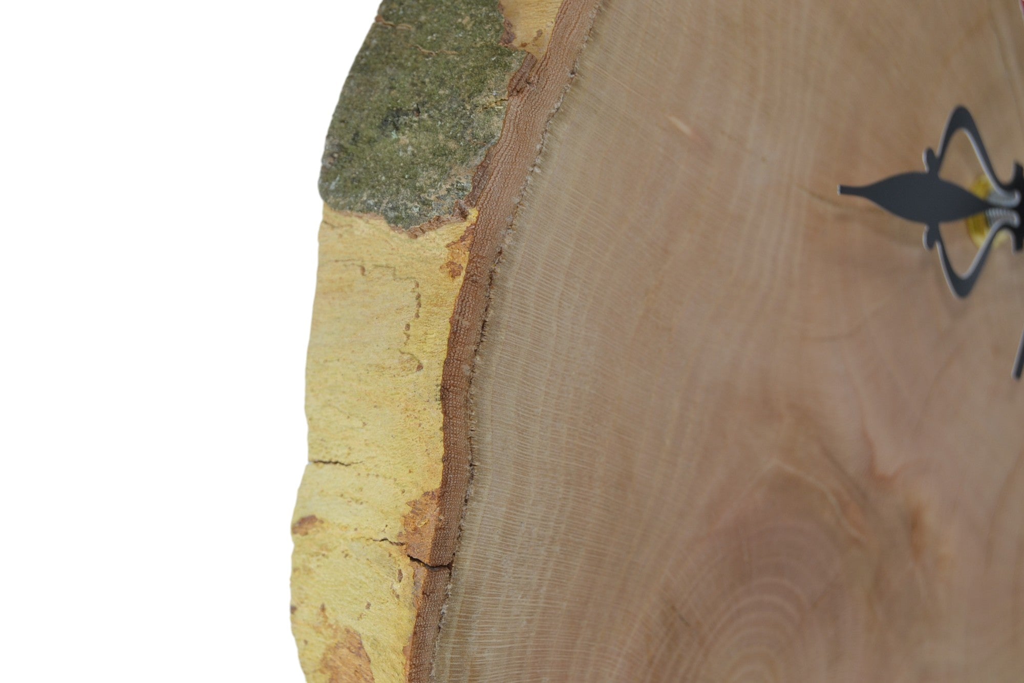 Holz Wanduhr Platane