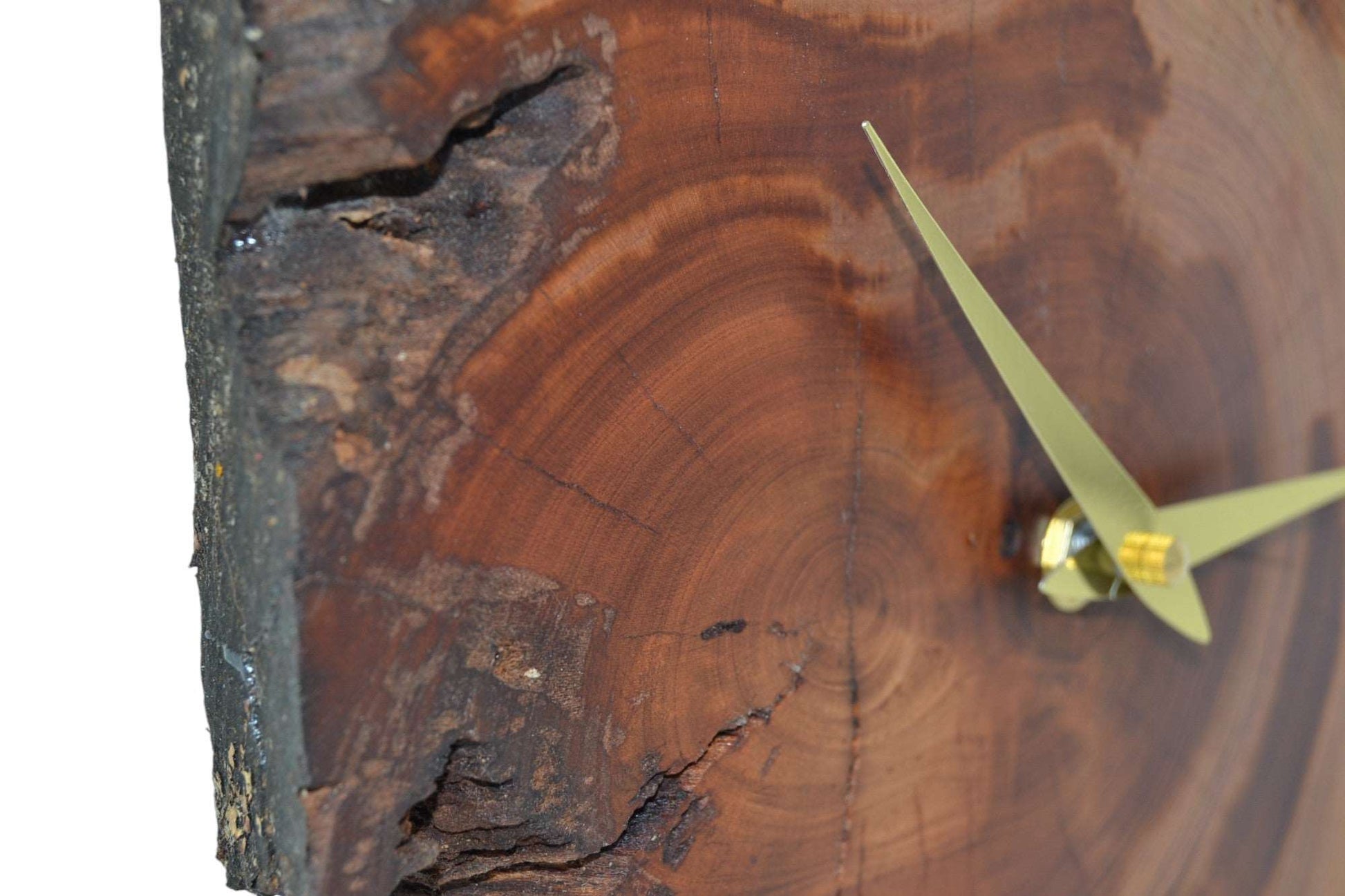 Holz Wanduhr Zwetschke