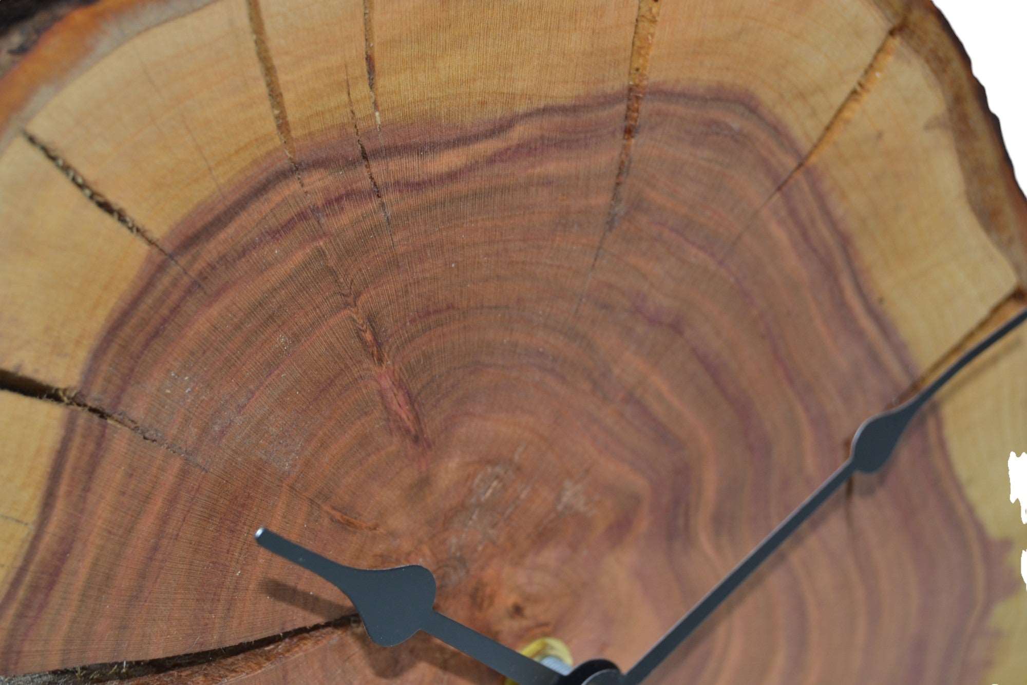 Holz Wanduhr Zwetschke