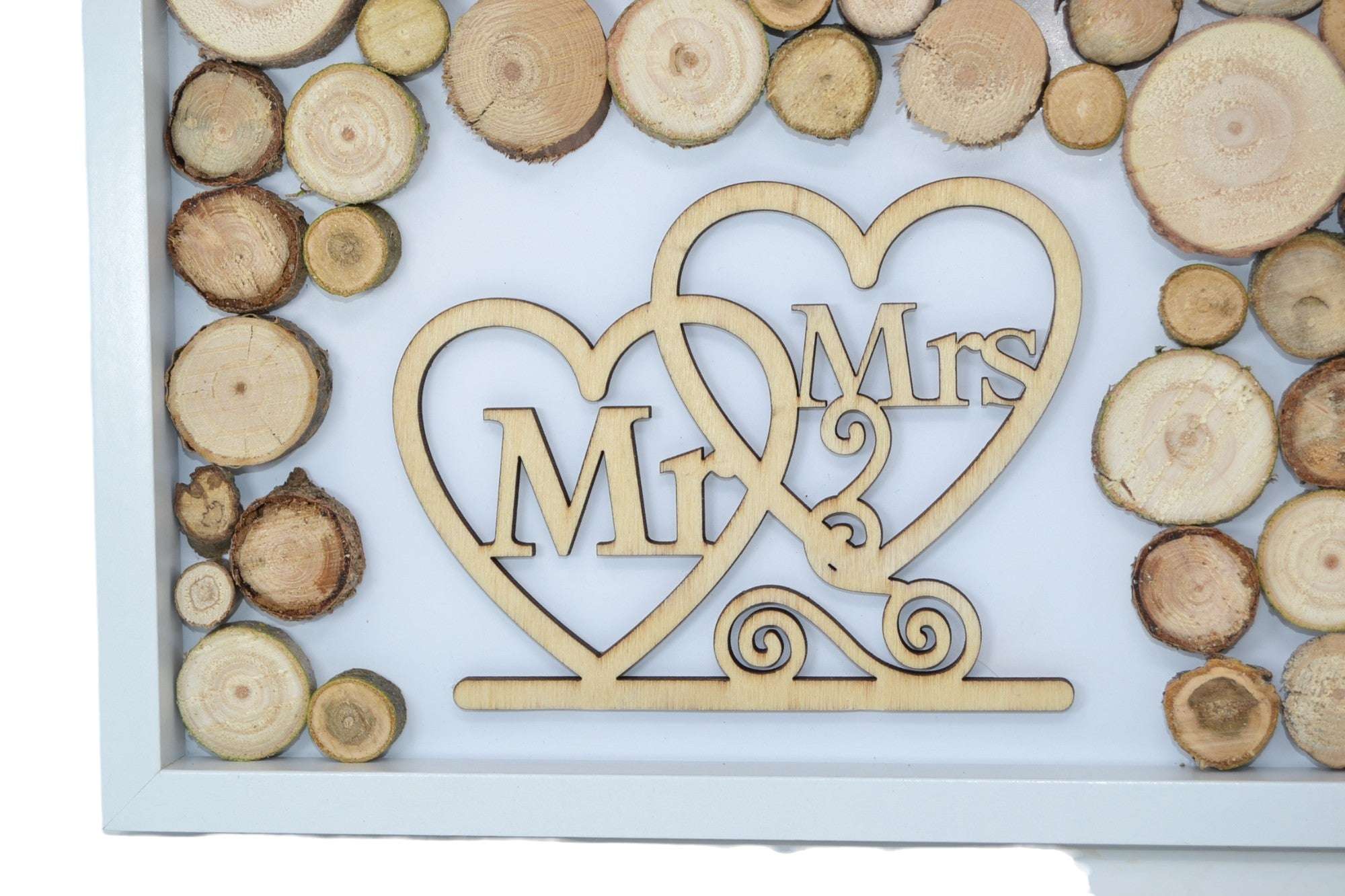 3D Holzbild Geldgeschenk "Mr. & Mrs."
