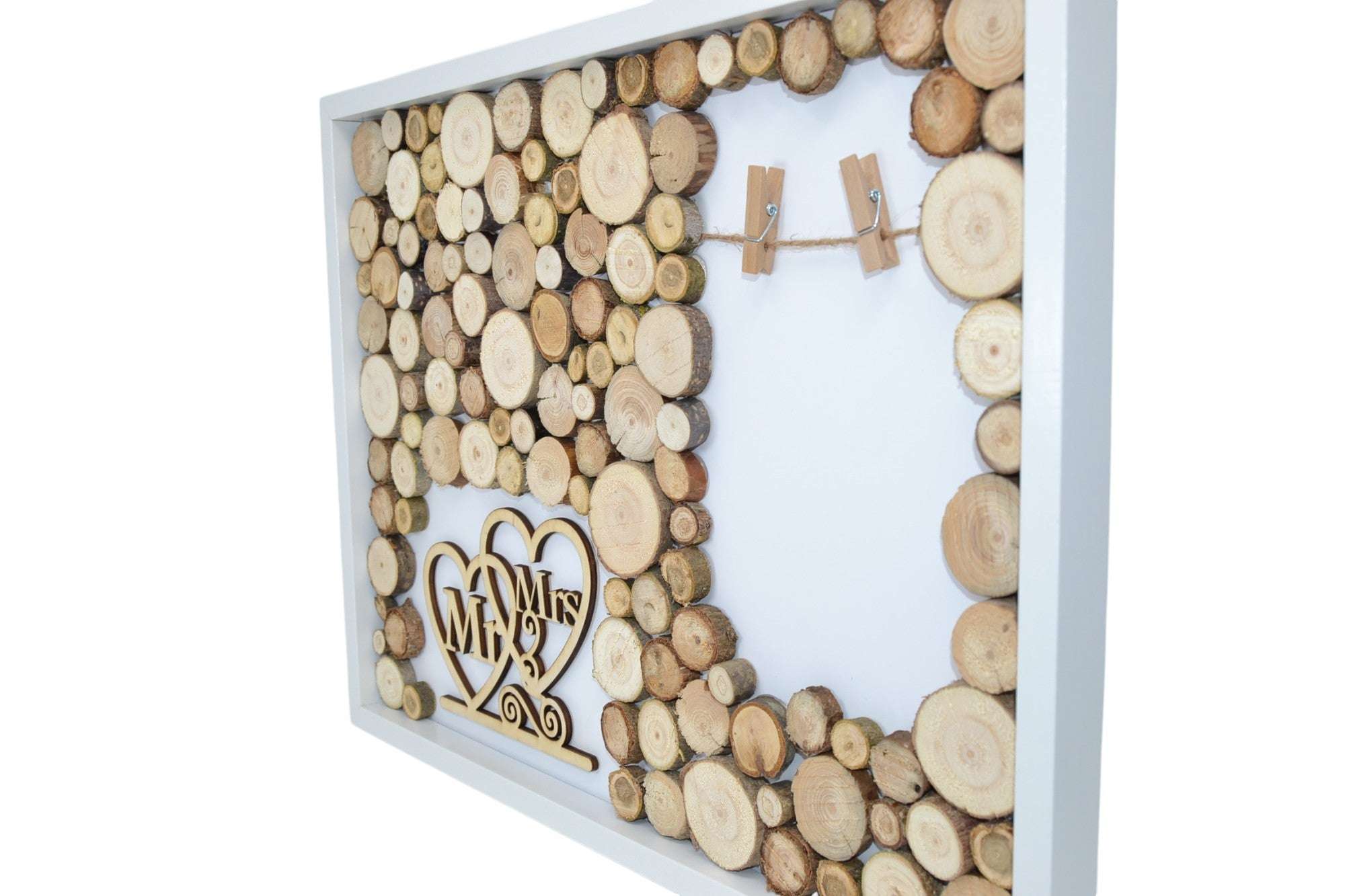 3D Holzbild Geldgeschenk "Mr. & Mrs."