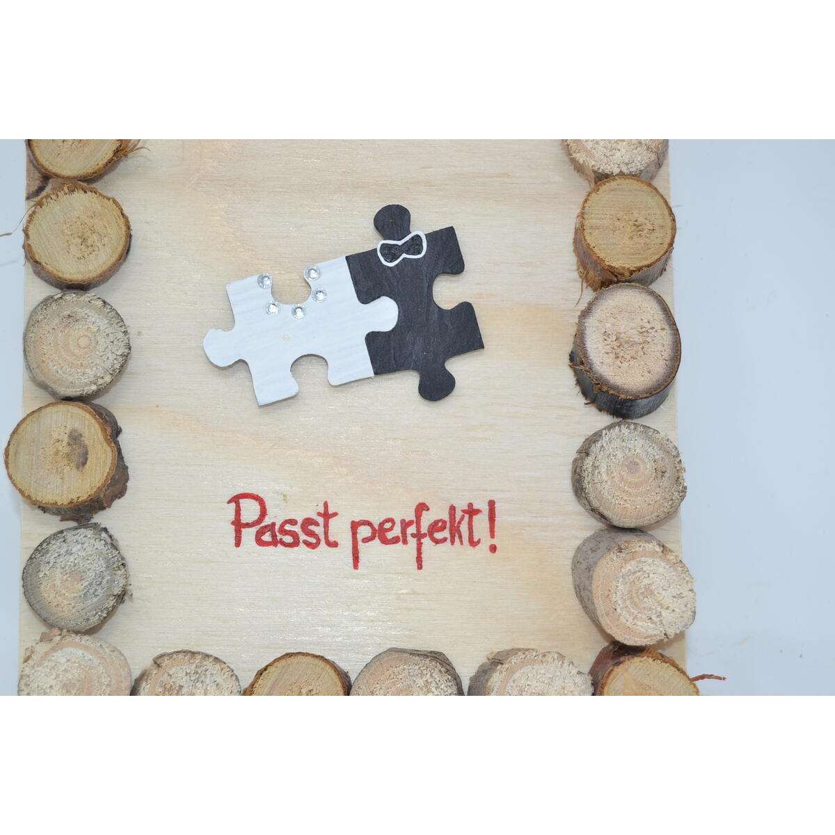 Holzbild "Puzzle" Detail