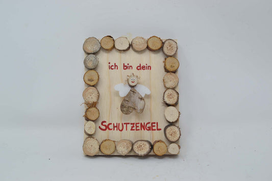 Holzbild "Schutzengel"